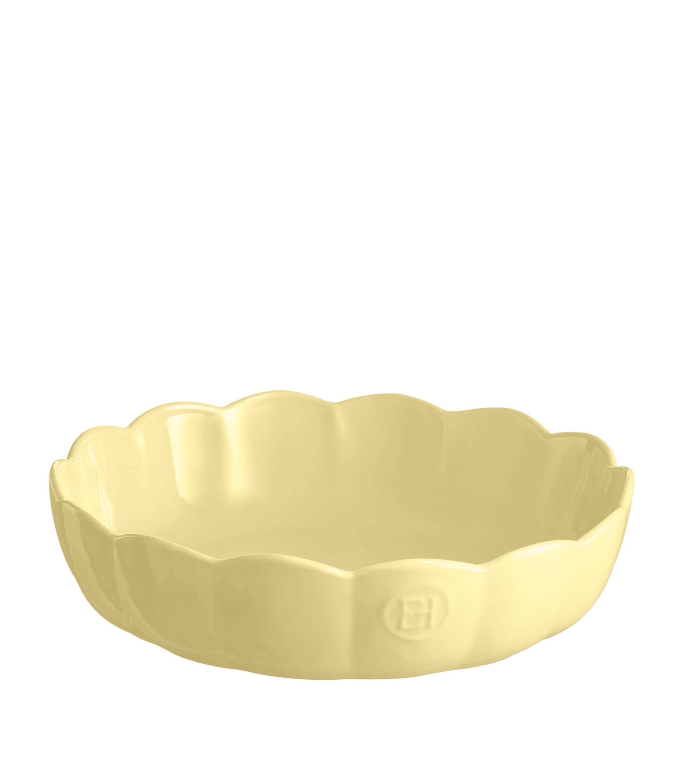Emile Henry Ceramic Madeleine Round Dish (27cm) Vanilla Image 1