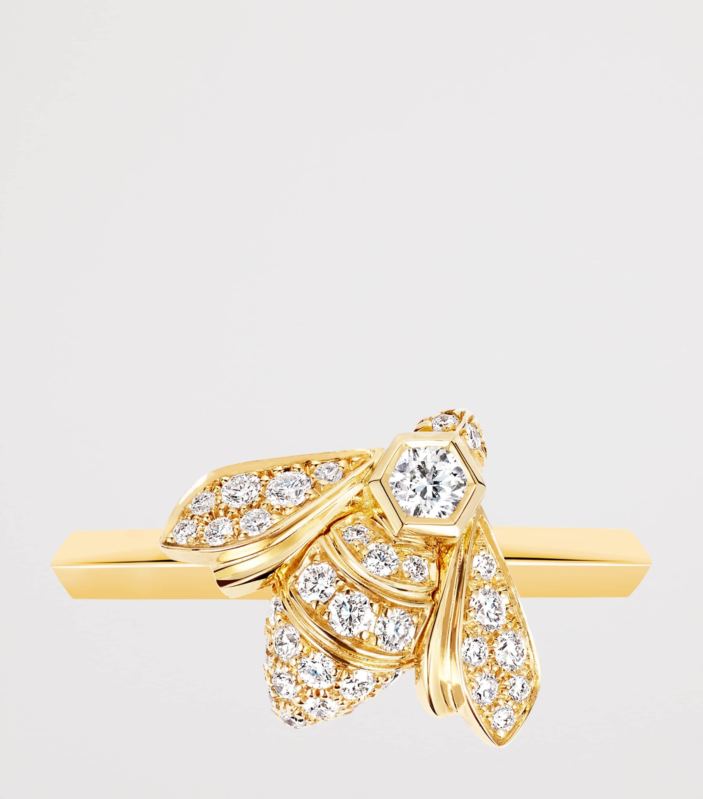Yellow Gold and Diamond Bee de Chaumet Ring YELLOW GOLD Image 2