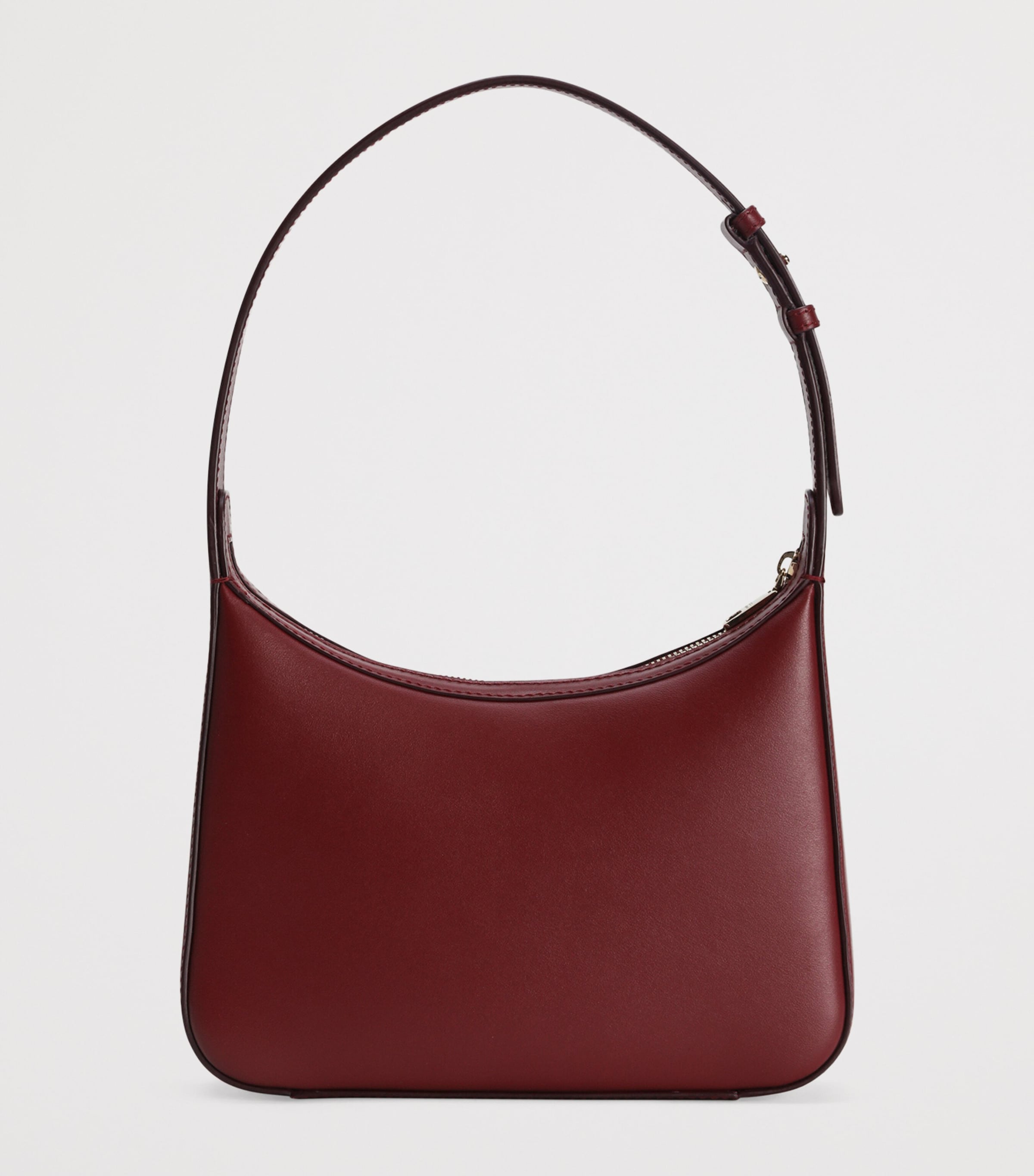 Calfskin Shoulder Bag 80346-BORDEAUX Image 2