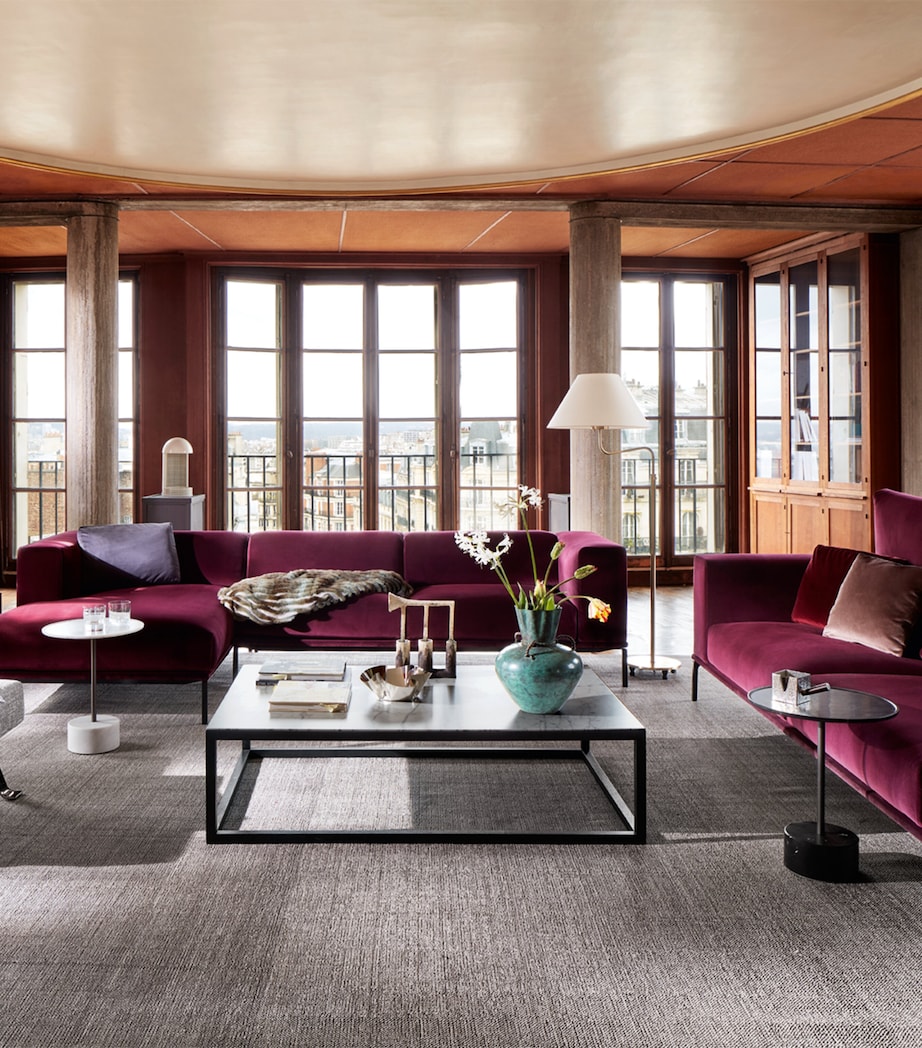 Marble 9 Occasional Table BLACK Image 2