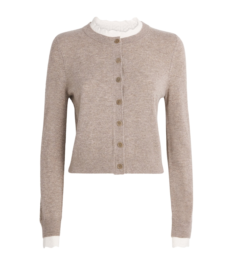 Wool-Cashmere Cardigan CARAMEL Image 1