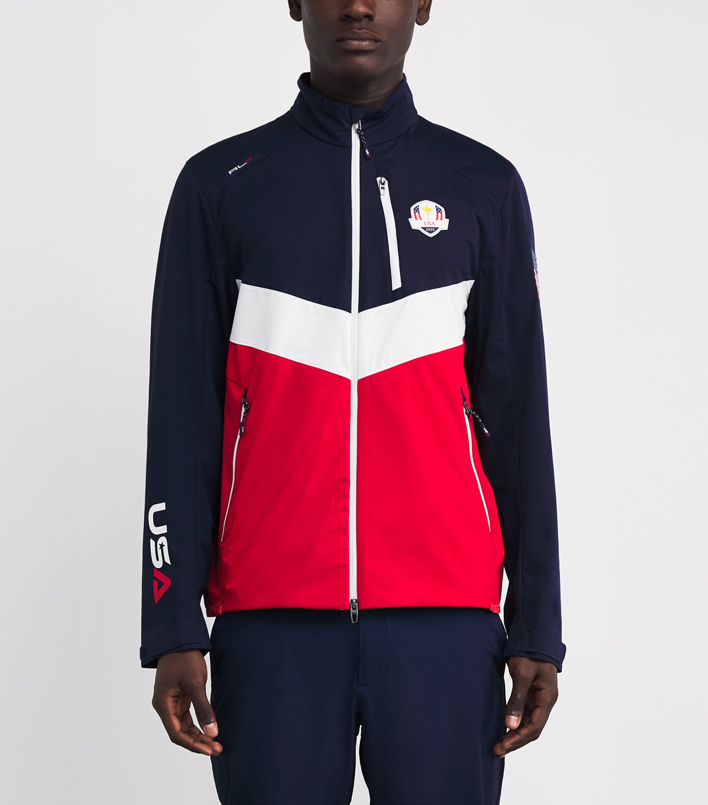 Ryder Cup Packable Jacket REFINED NAVY MULTI Image 3