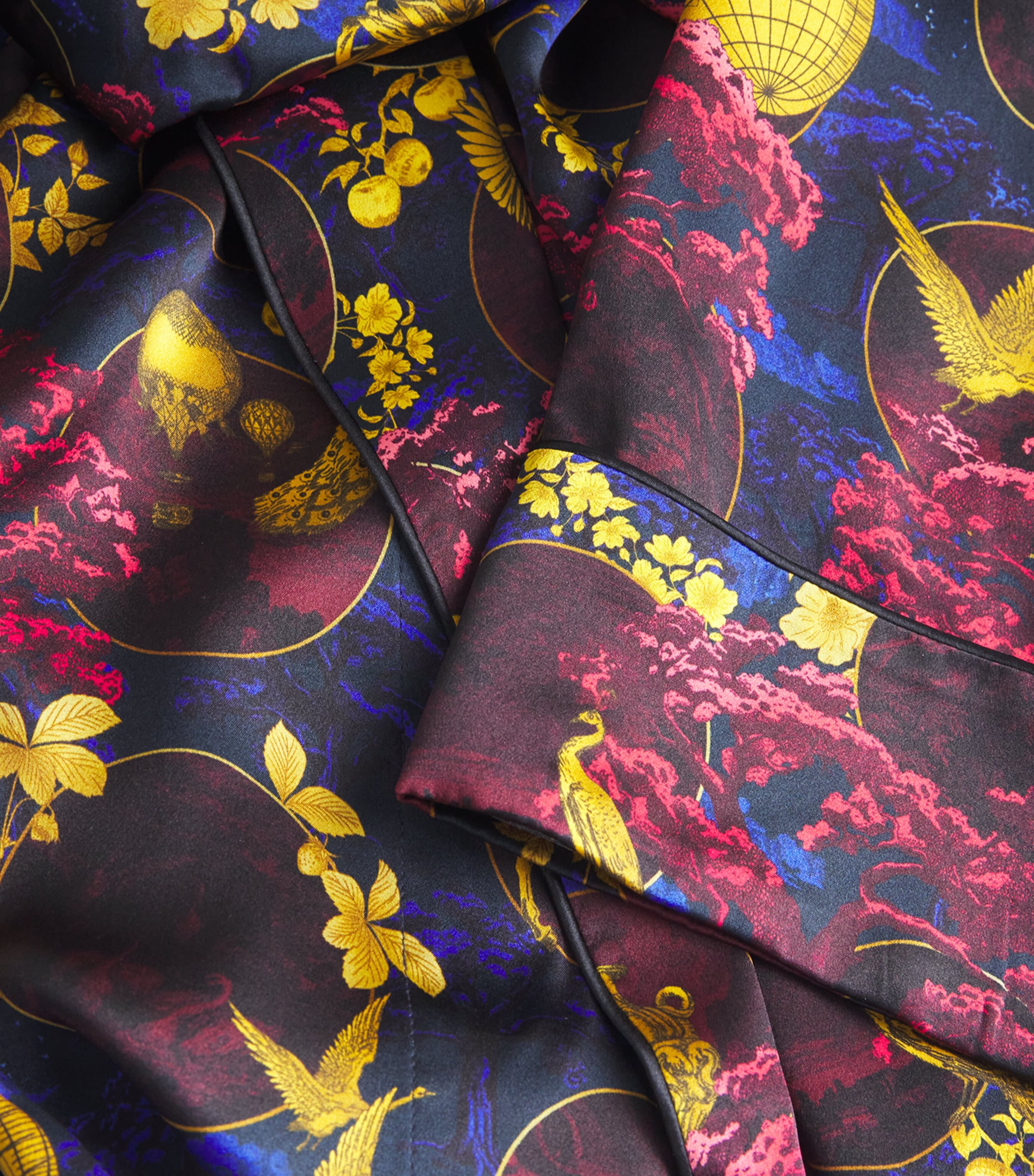 Silk Toile Night Robe MULTI Image 5