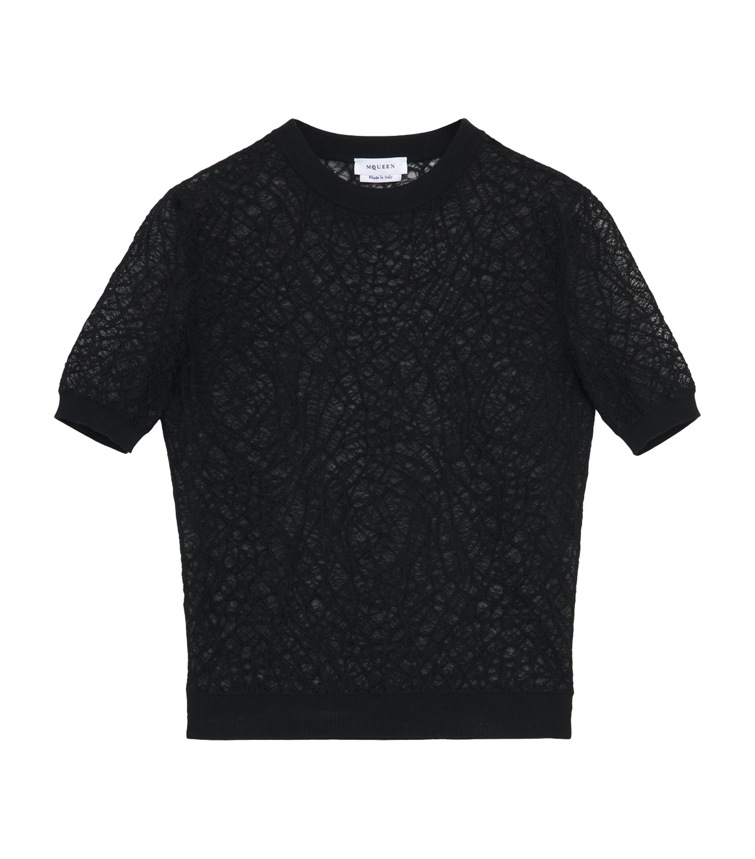Cotton-Silk Lace Spider Top