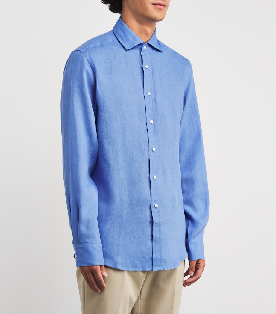 Linen Shirt COPEN BLUE Image 3