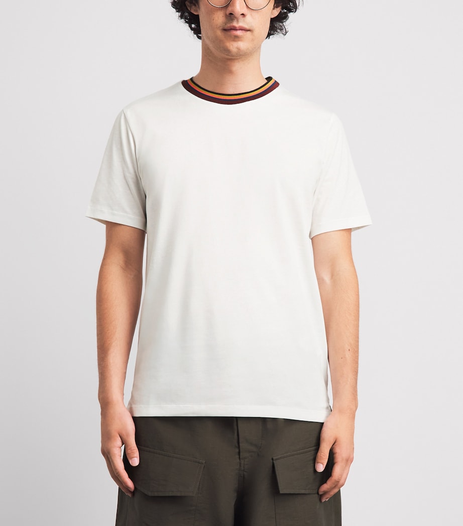 Paul Smith Mens Cotton Artistic Trim T-Shirt Image 4