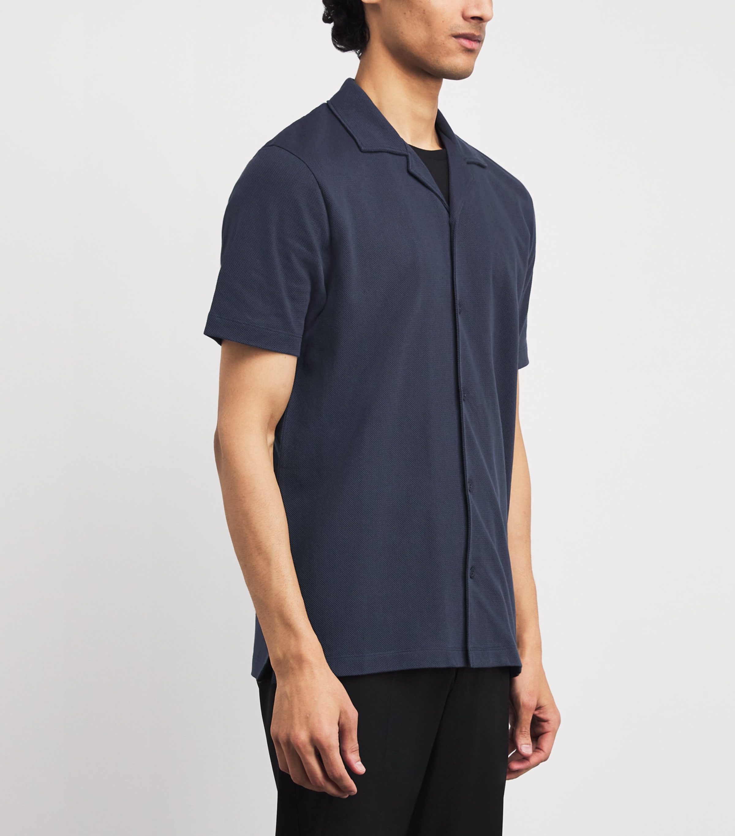 Supima Cotton Riviera Shirt BUAA NAVY Image 3
