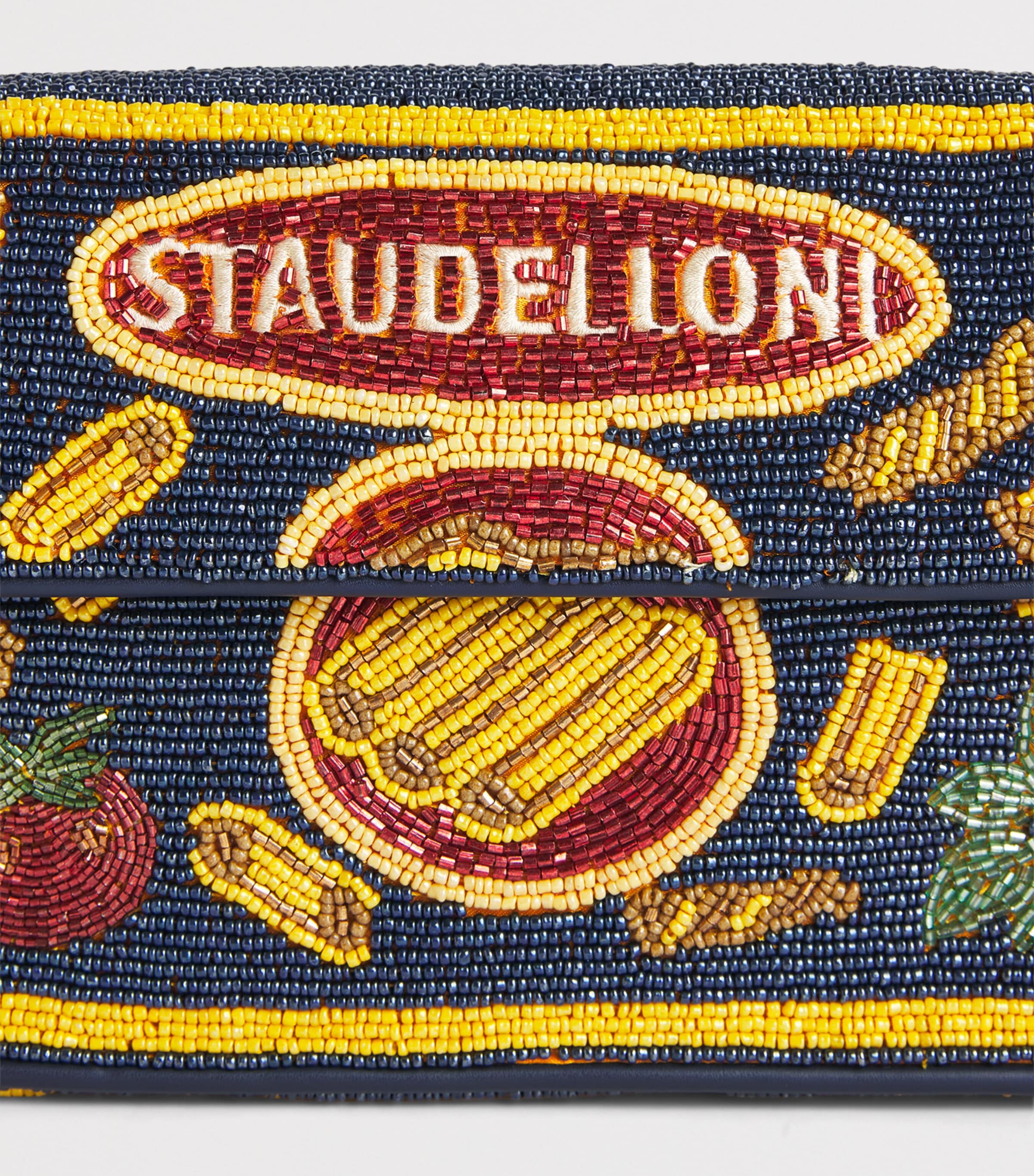 STAUD Beaded Tommy Shoulder Bag Psta Staudelloni Image 4