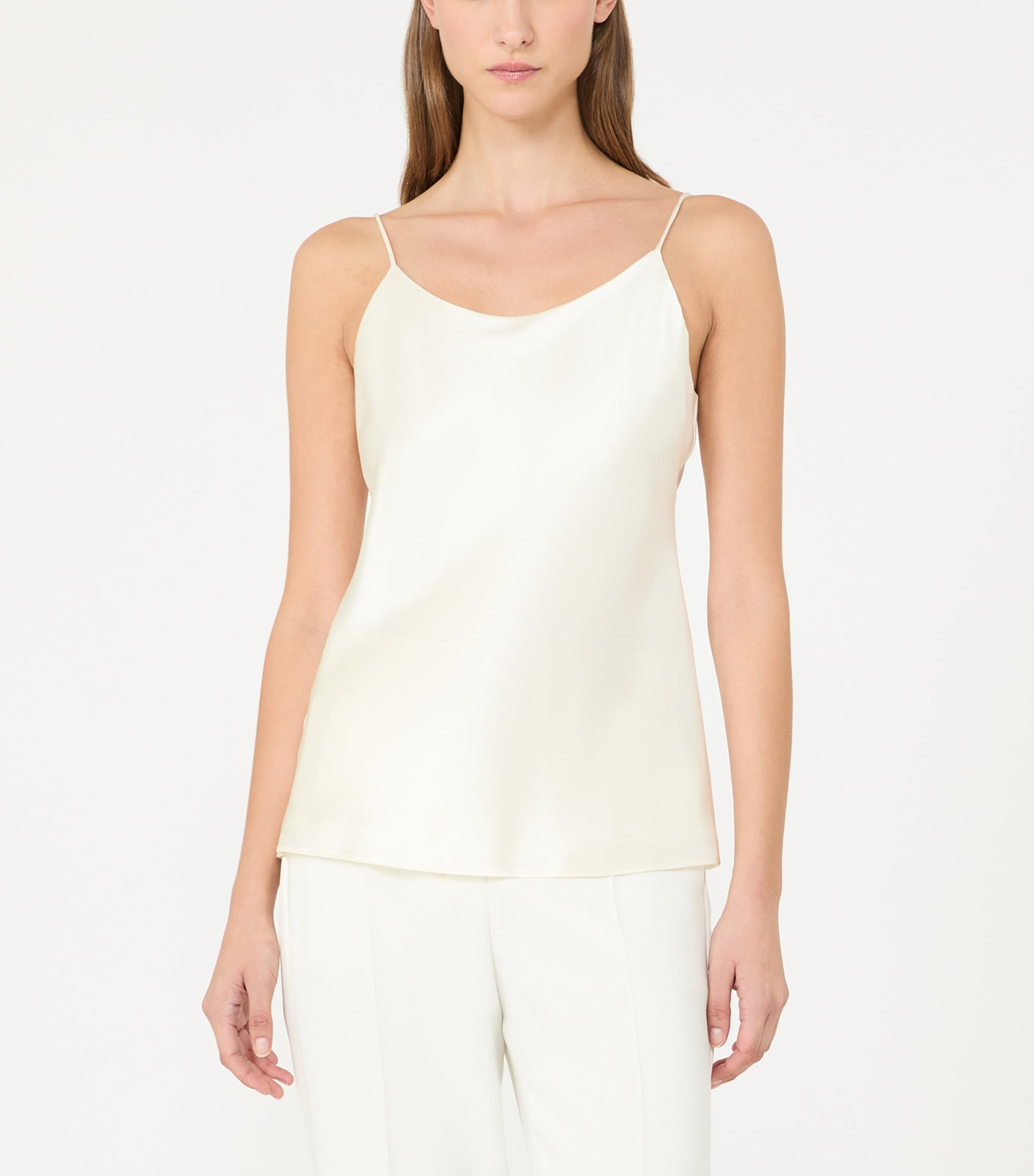 Max Mara Womens Silk Satin Cami Top Silk Image 2