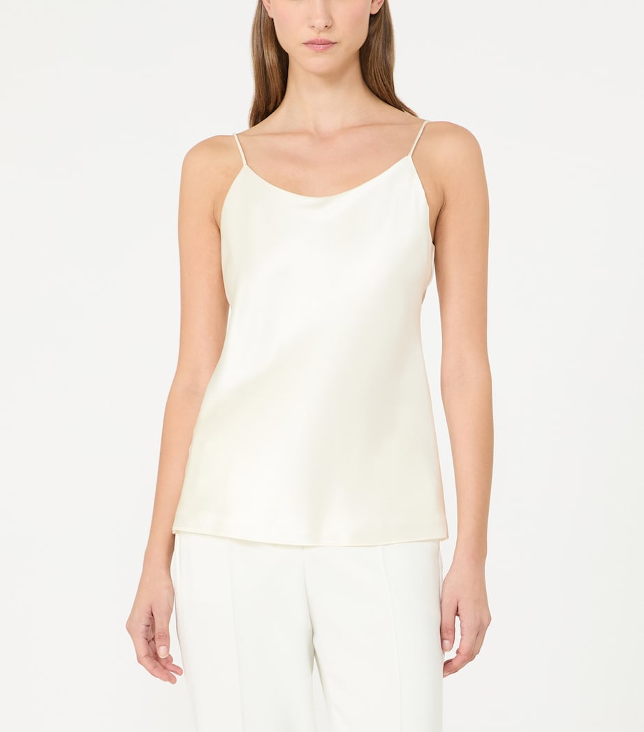 Max Mara Womens Silk Satin Cami Top Silk Image 2