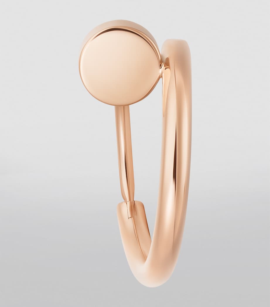 Rose Gold Juste Un Clou Single Hoop Earring ROSE GOLD Image 3