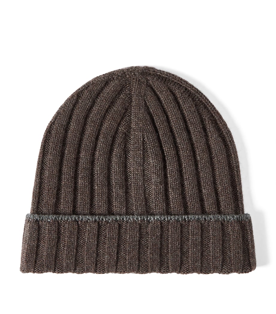Brunello Cucinelli Mens Cashmere Beanie Image 1