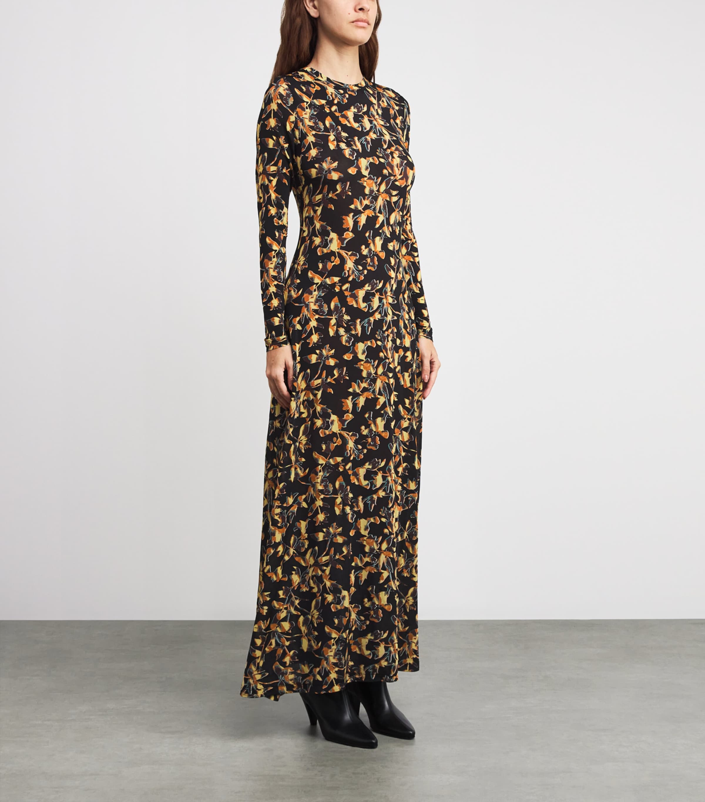 Jersey Printed Amari Maxi Dress SOLARIS Image 3