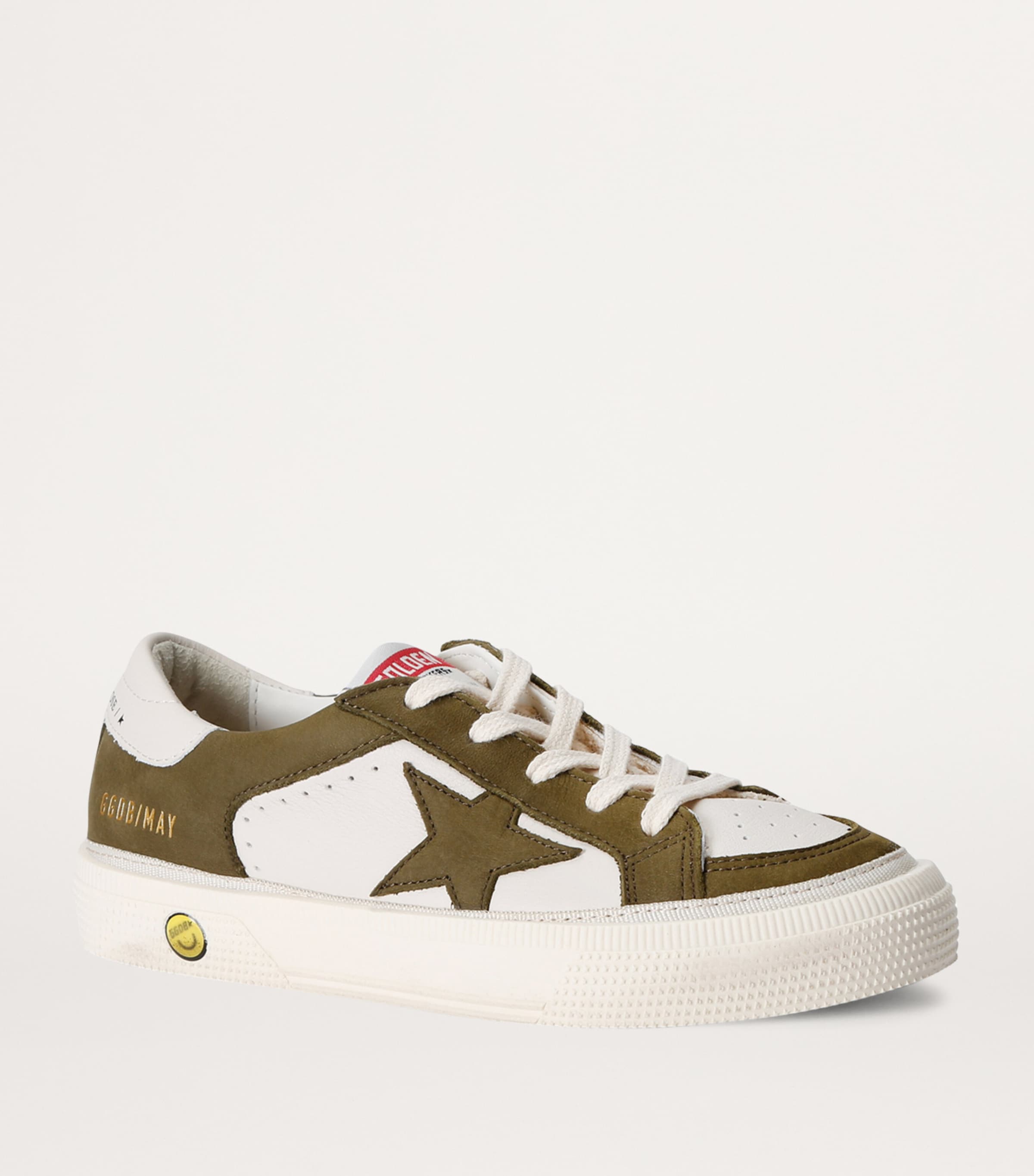 Golden Goose Leather May Sneakers Mid Green Image 3