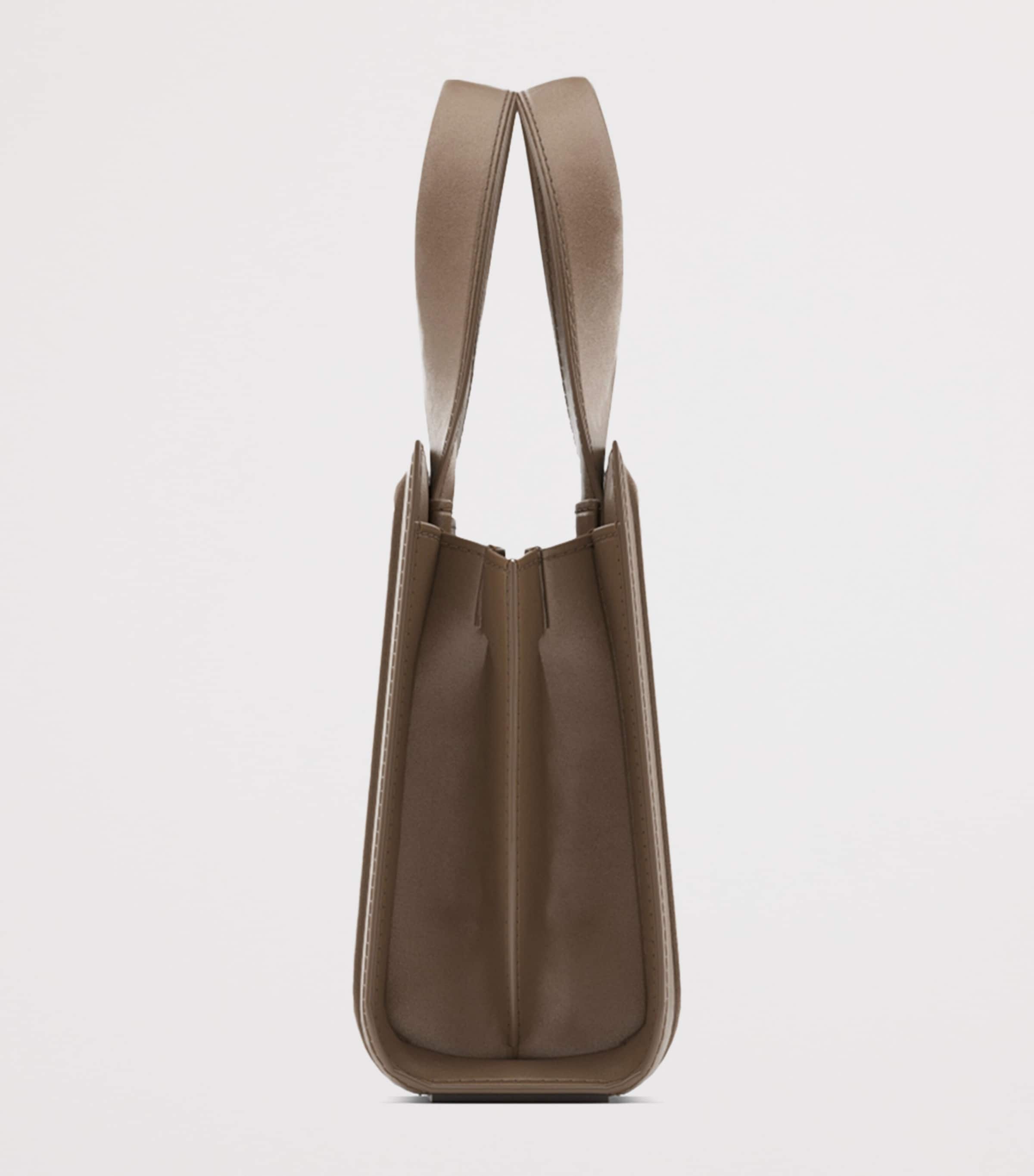 Max Mara Micro Quilted Whitney Top-Handle Bag Camel Image 5