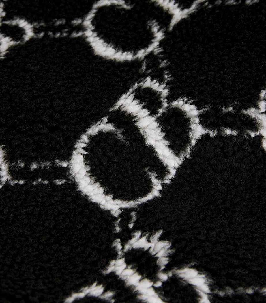Monogram Fleece Jacket BLACK 000 Image 5