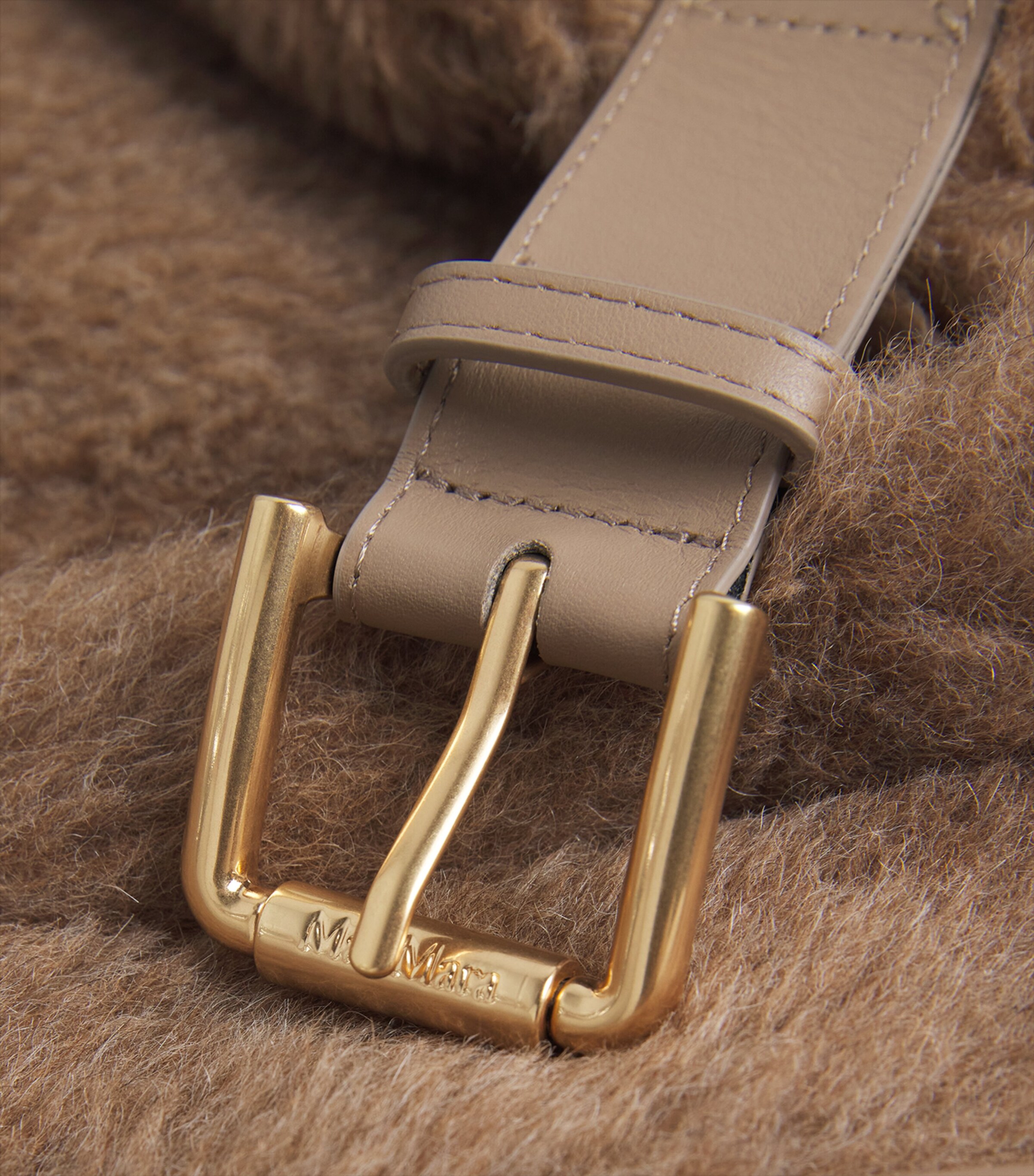 Alpaca-Cashmere-Silk Teddy Cape BRONZE Image 5