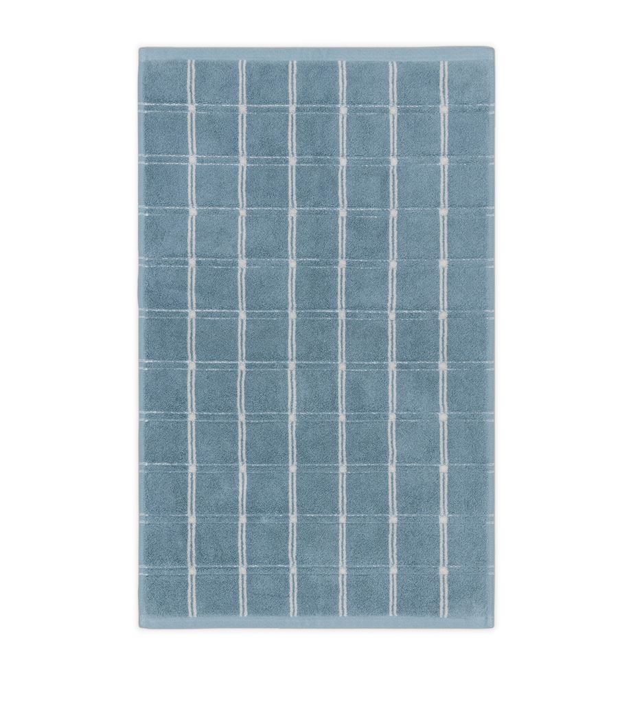 BAINA Organic Cotton Devon Bath Mat (50cm x 80cm) Celeste & Chalk Image 2