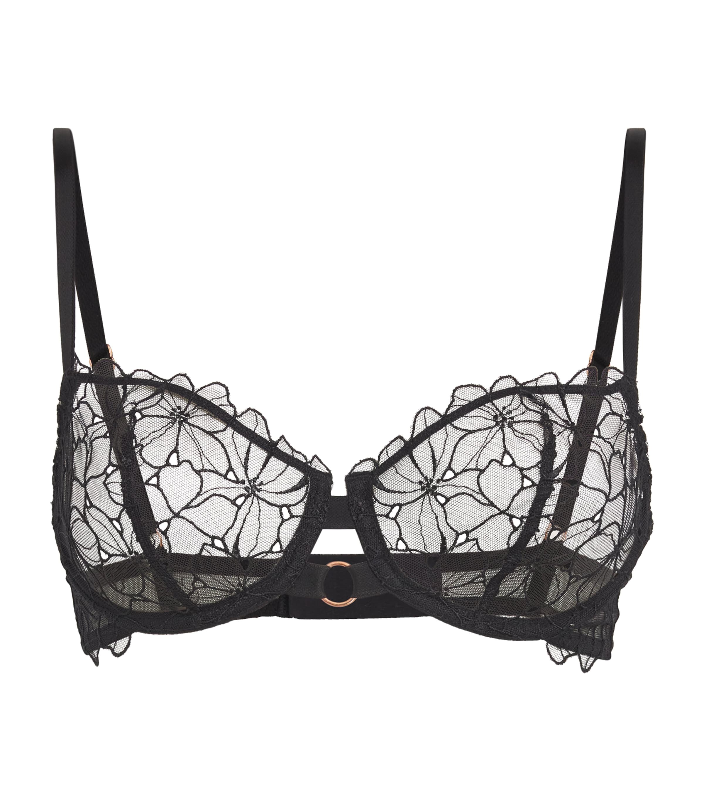 Simone Perele Jeanne Half Cup Bra In Black