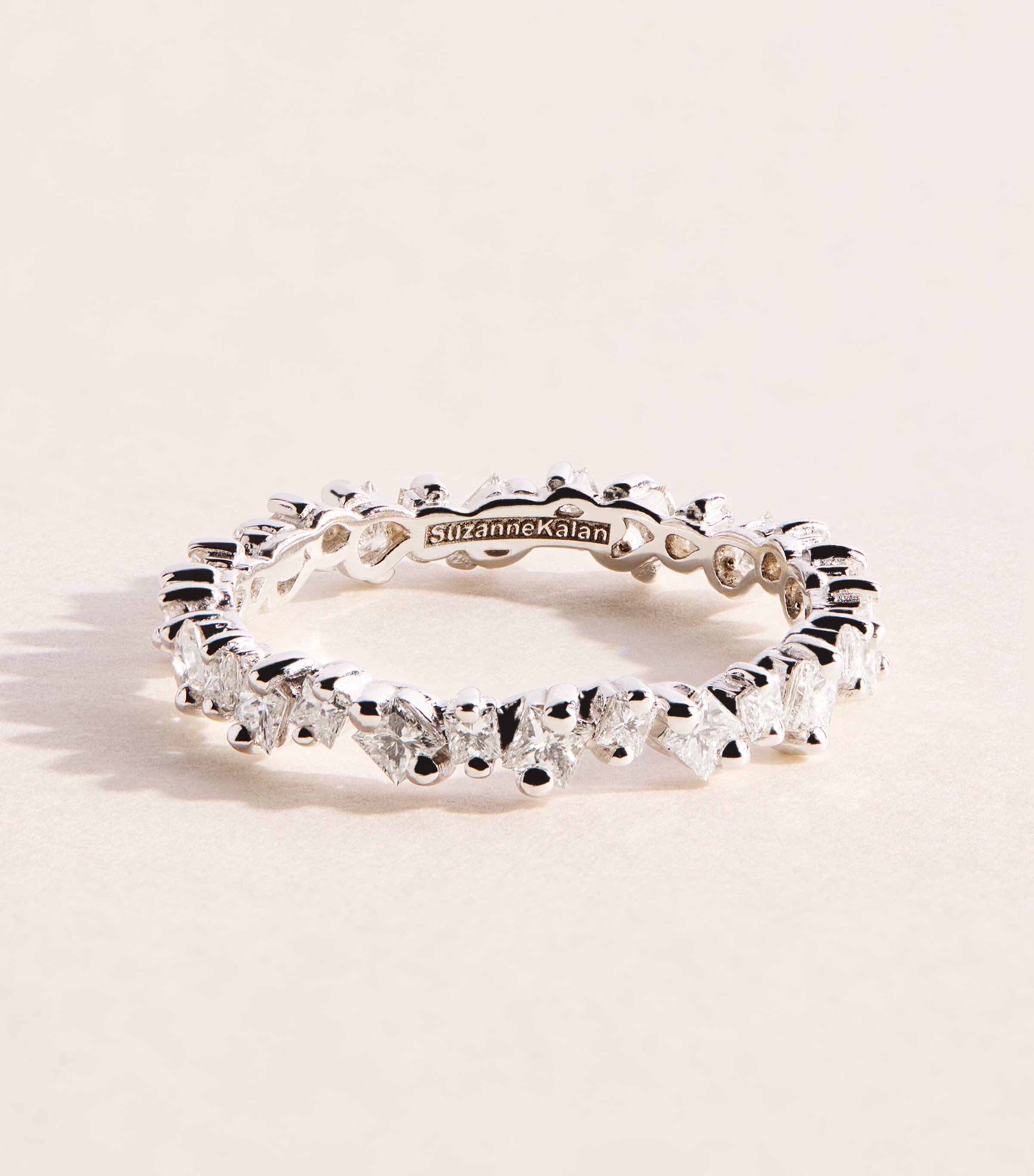 Suzanne Kalan White Gold and Diamond La Fantaisie Cosmic Eternity Ring Wg/wd Image 1