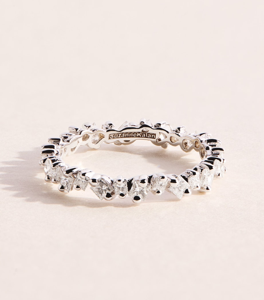 Suzanne Kalan White Gold and Diamond La Fantaisie Cosmic Eternity Ring Wg/wd Image 1