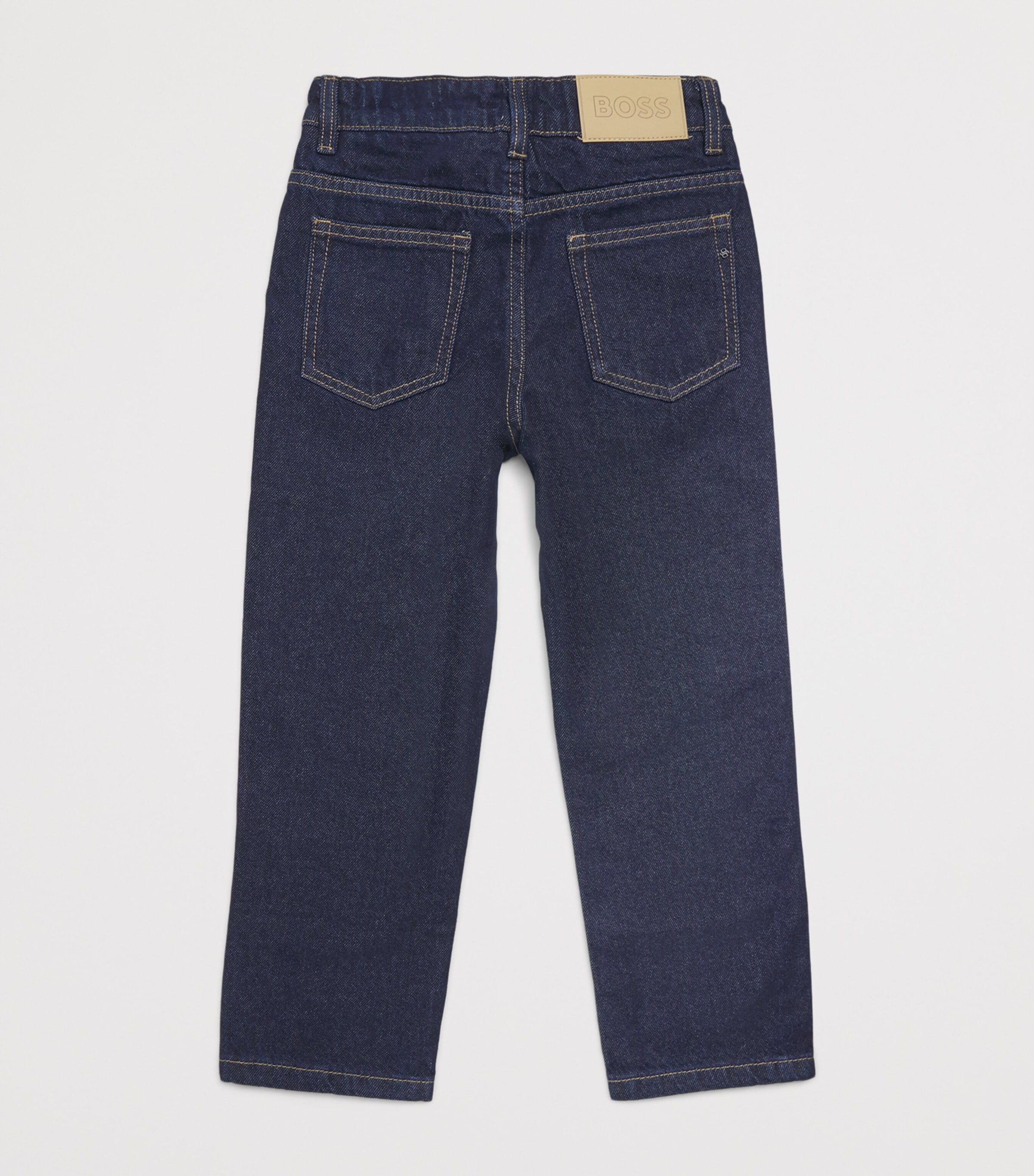BOSS Kidswear Straight Jeans (4-16 Years) Raw Denim Image 2