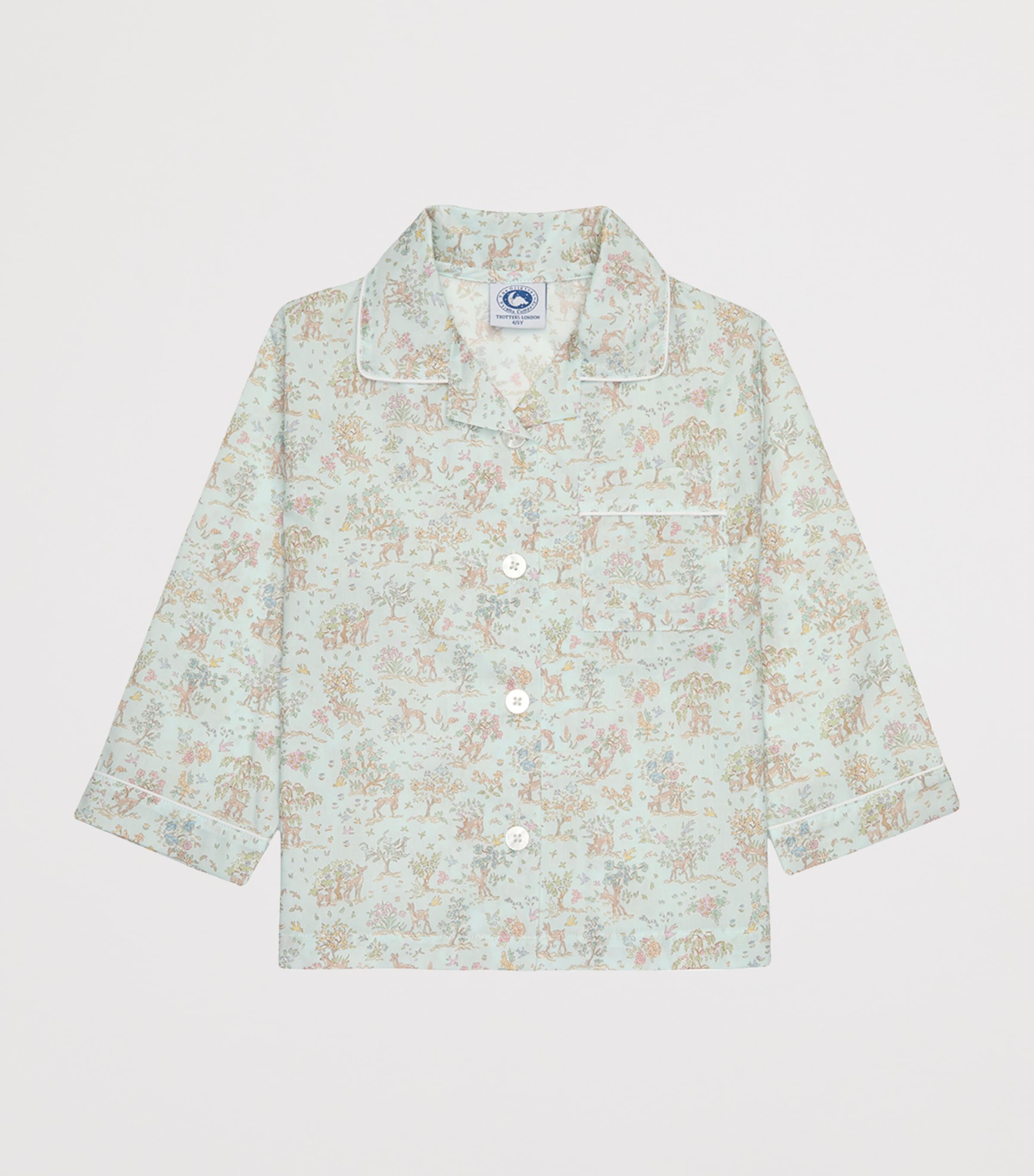 Trotters Cotton Etta Fawn Print Pyjama Set (1-5 Years) Green Image 3
