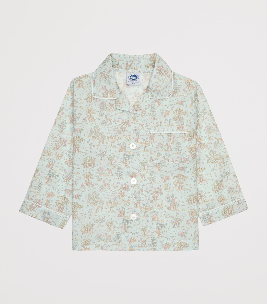 Trotters Cotton Etta Fawn Print Pyjama Set (1-5 Years) Green Image 3