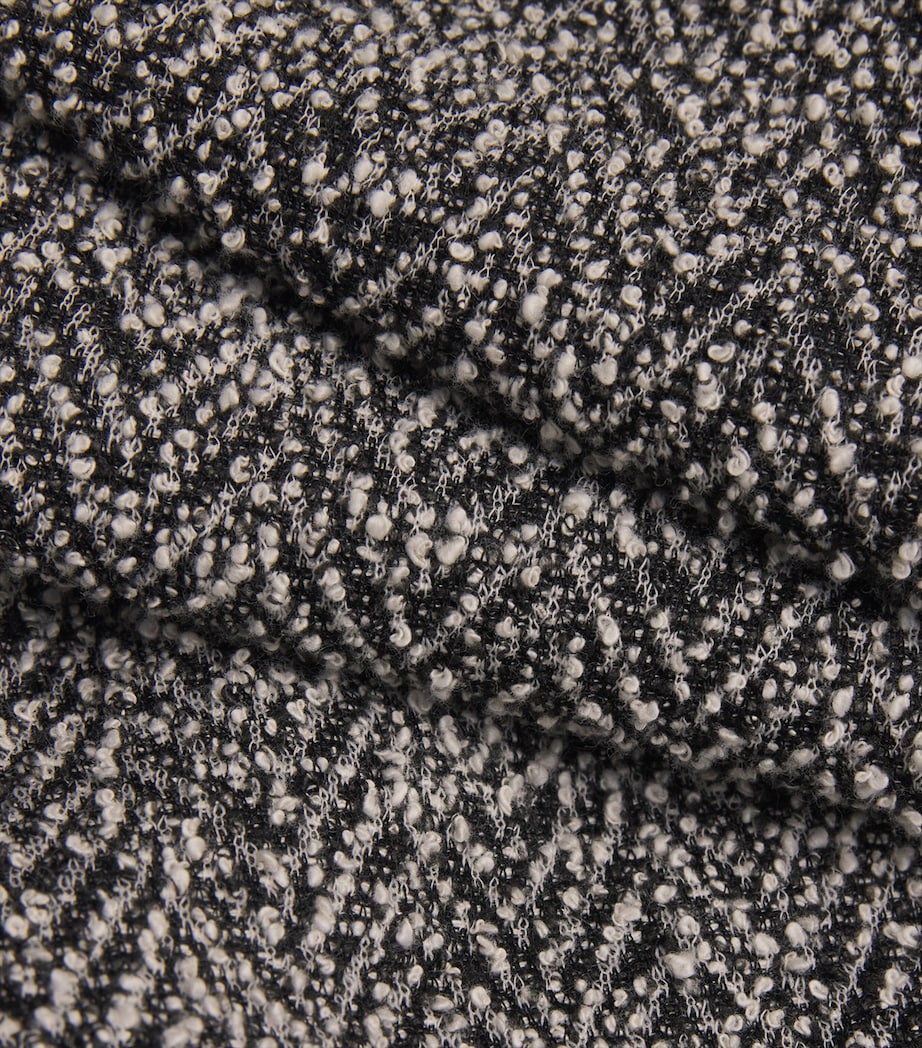 Tweed Midi Dress BLACK Image 5