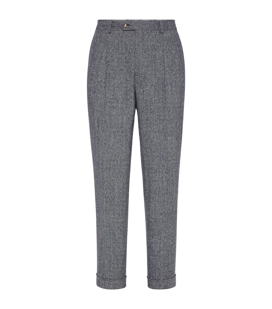 Wool-Cashmere Leisure Fit Trousers C1020 Image 1