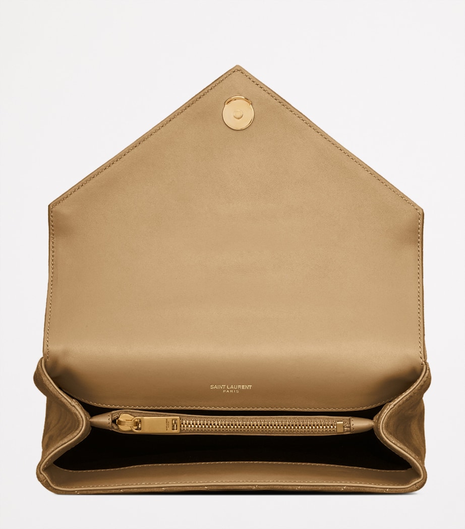 Medium Suede Collège Top-Handle Bag 3194 Image 6
