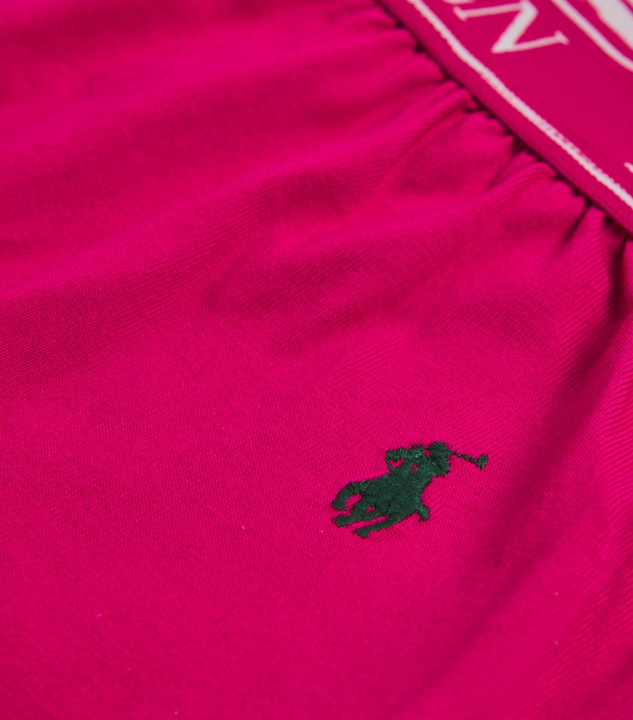 Cotton T-Shirt and Shorts Pyjama Set (7-11 Years) PREPPY PINK Image 4