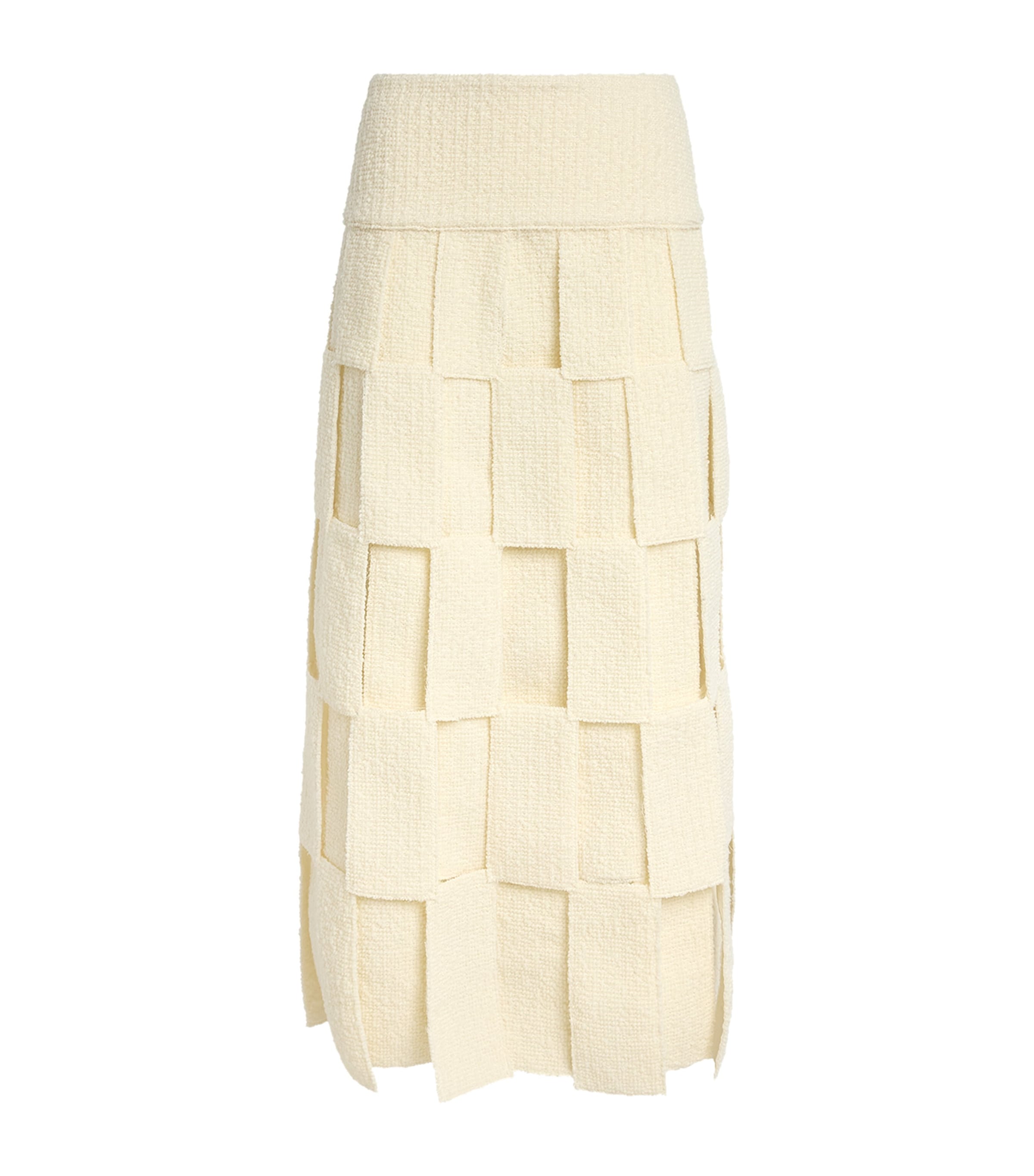 A.w.a.k.e. Rectangle Maxi Skirt In White