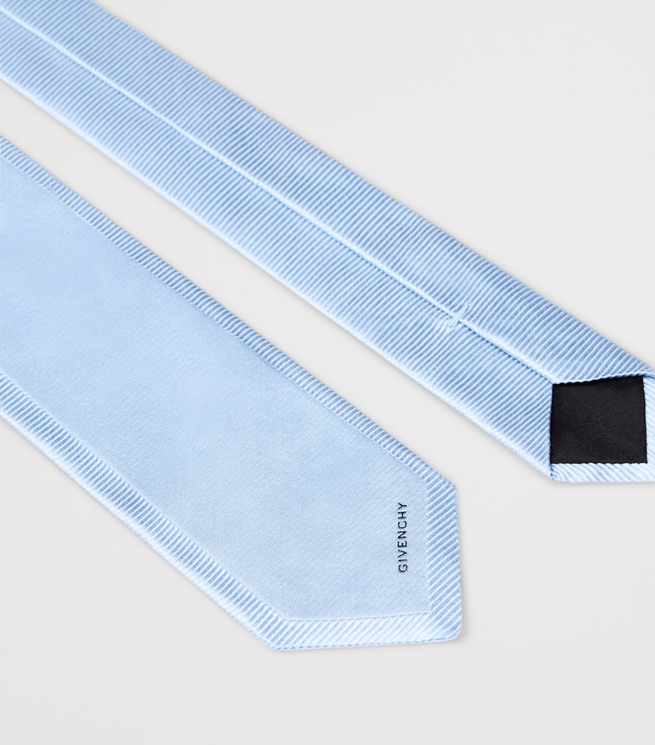 Silk Logo Tie LIGHT BLUE Image 2