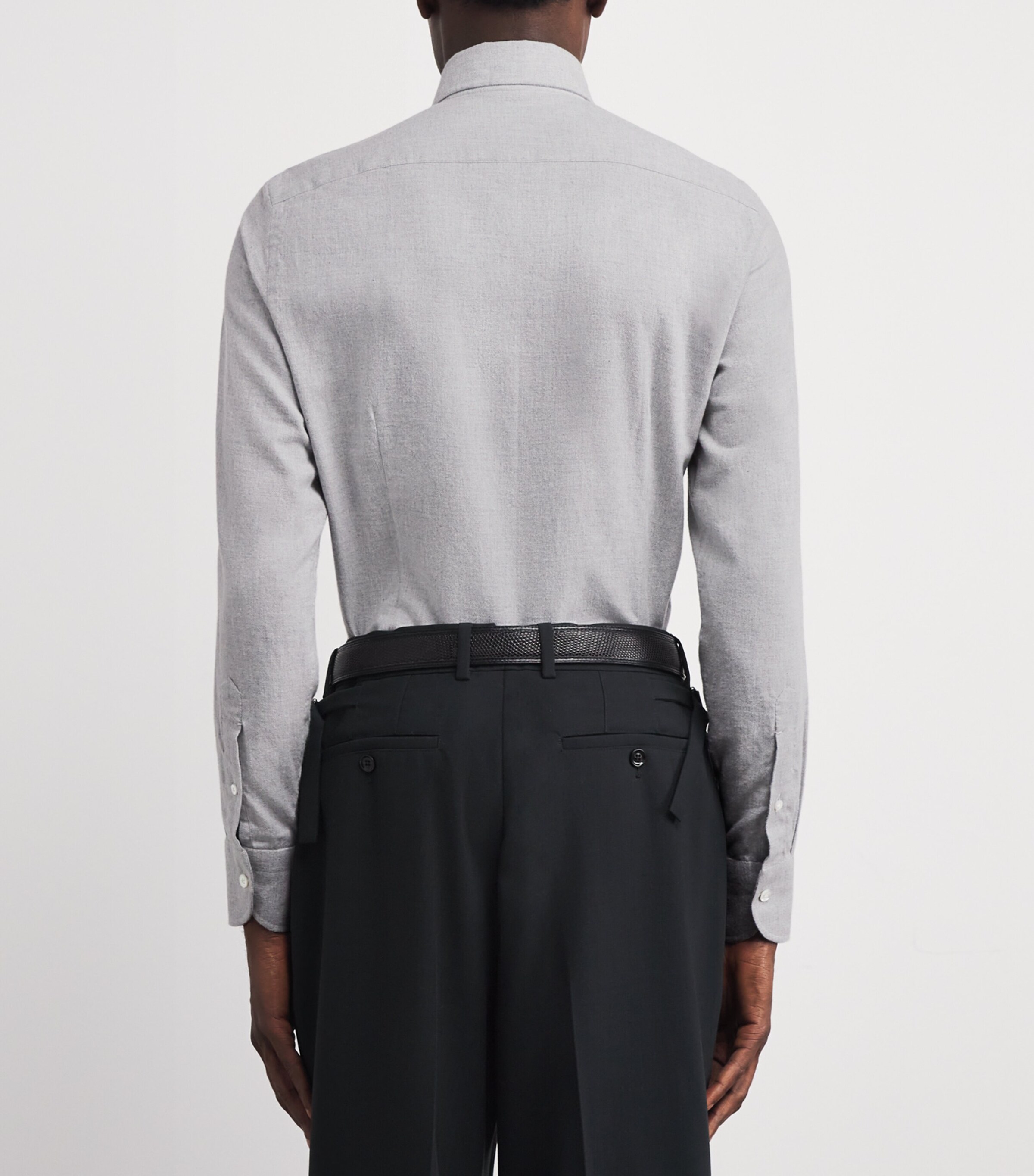 Cotton-Cashmere Shirt GREY Image 4