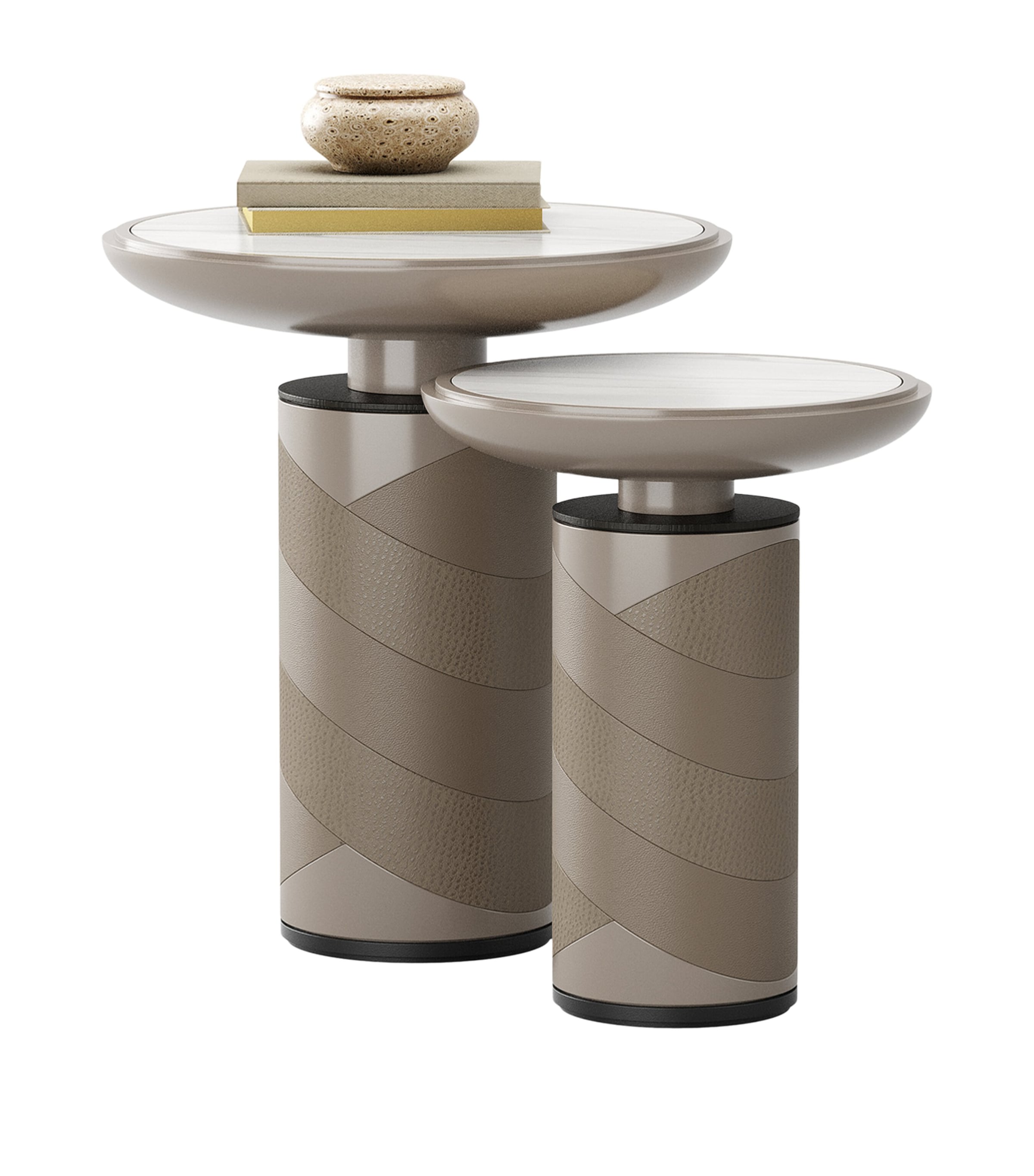 Frato Wool Java Side Table Grey Image 3