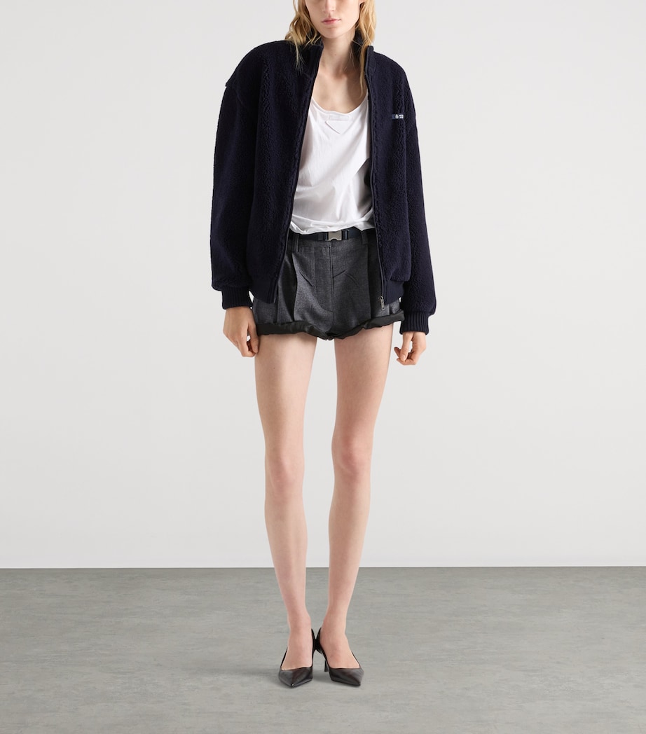 Fleece Bomber Jacket F0124 Image 2