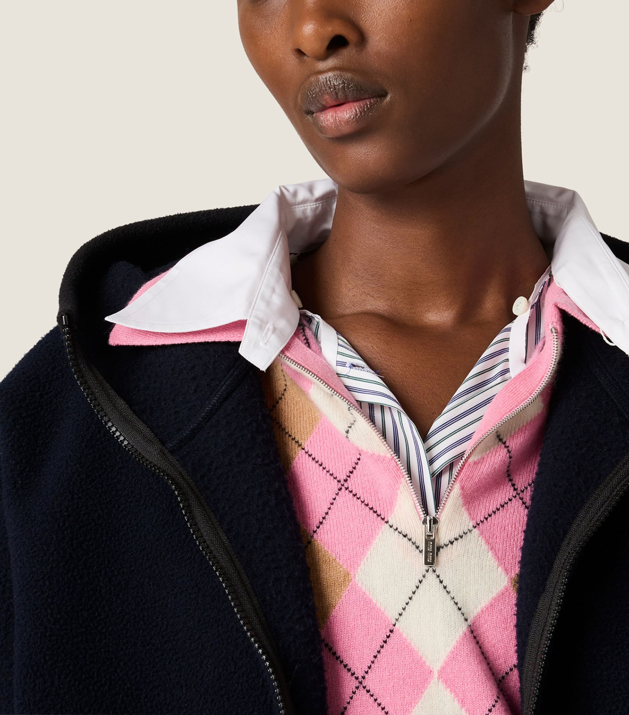 Fleece Zip-Up Hoodie F0008 Image 4