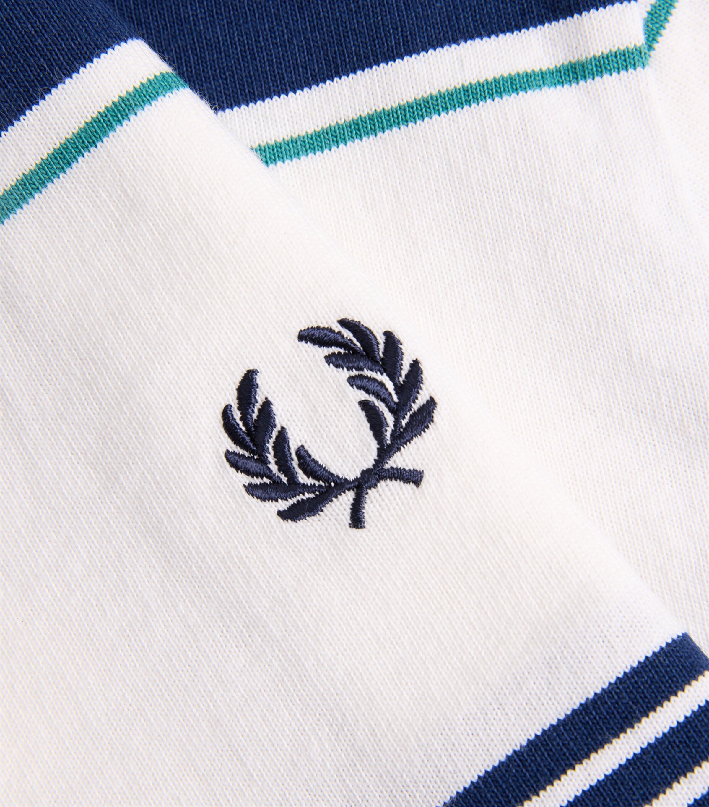 Fred Perry Mens Cotton Stripe T-Shirt Tennis Blue Image 6