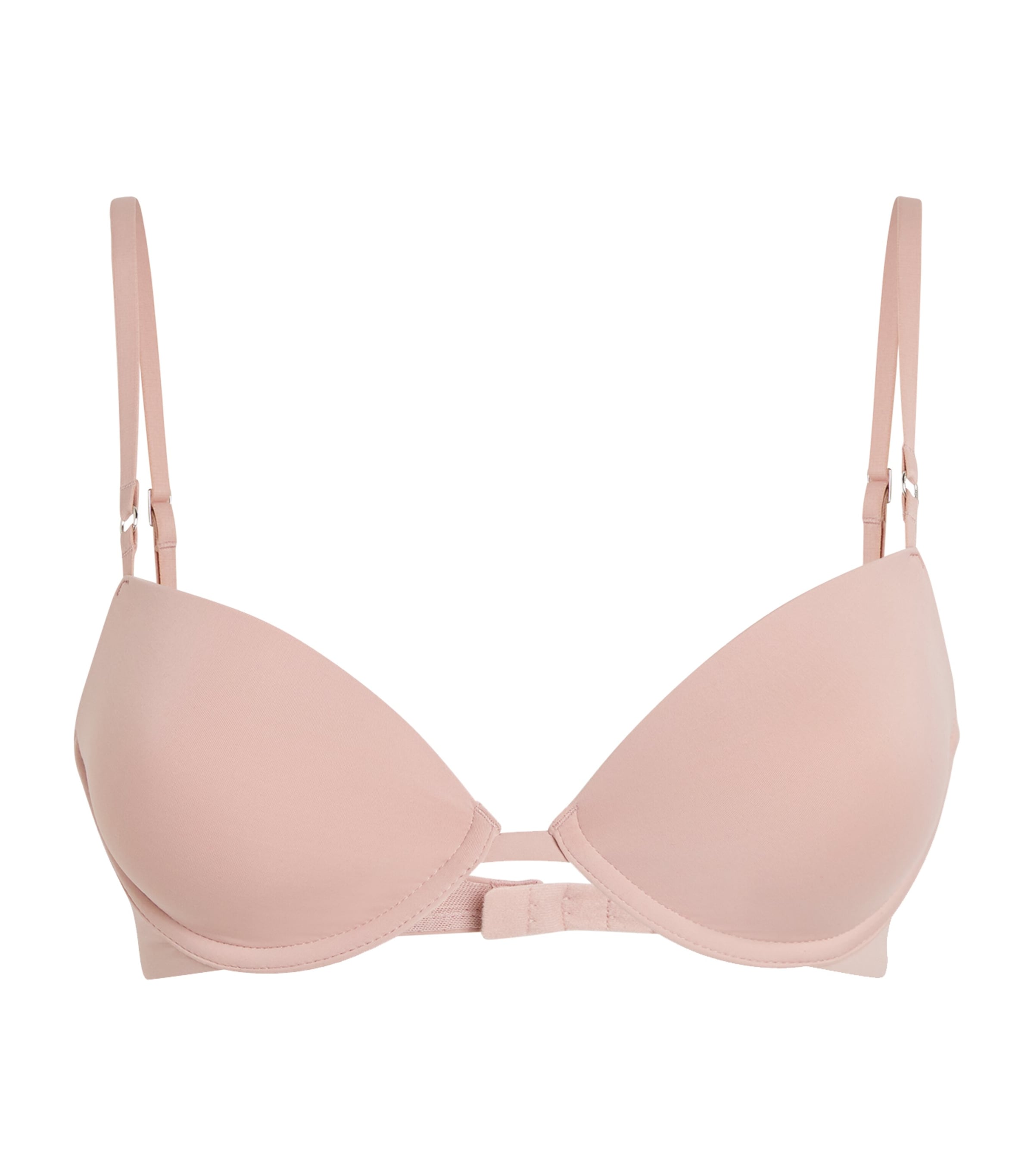 Calvin Klein Minimalist Demi-cup Bra In Neutral