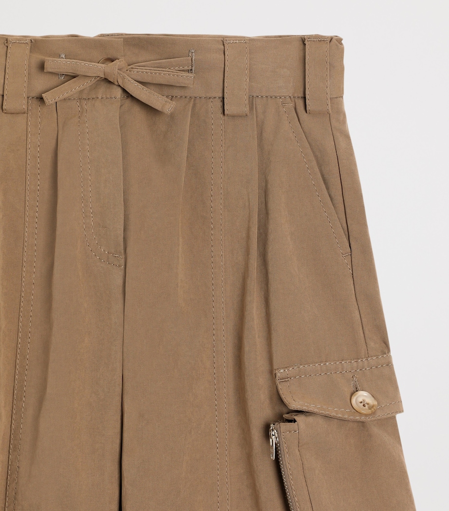 Dolce&Gabbana Kids Drawstring Cargo Trousers (8-12+ Years) Cord Image 3