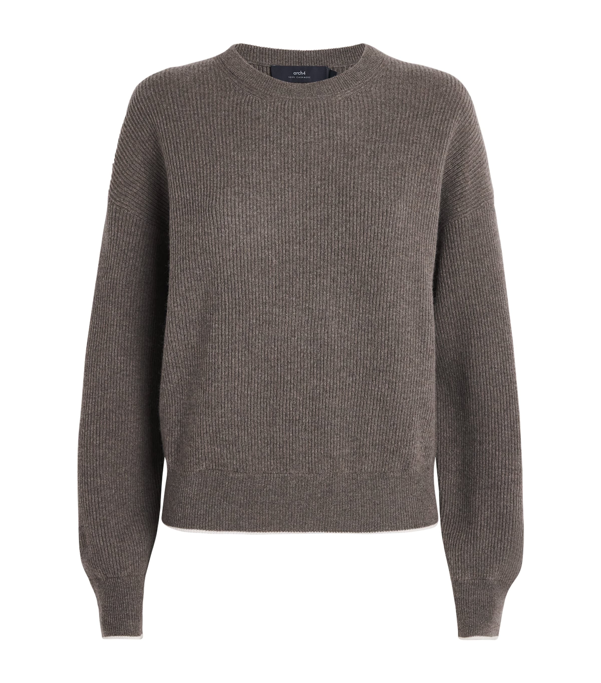 arch 4 Womens Cashmere New Cornwall Sweater Sable Marl Image 1
