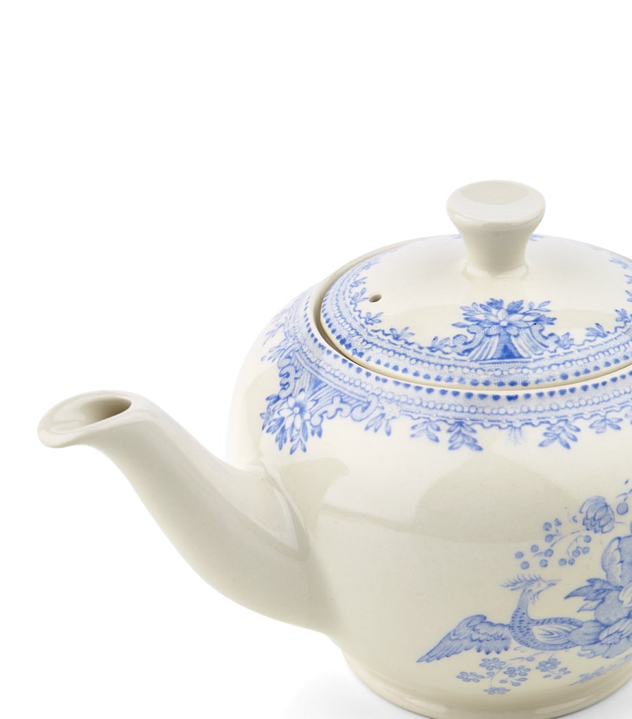 Small Asiatic Pheasant Teapot (400ml) BLUE Image 2
