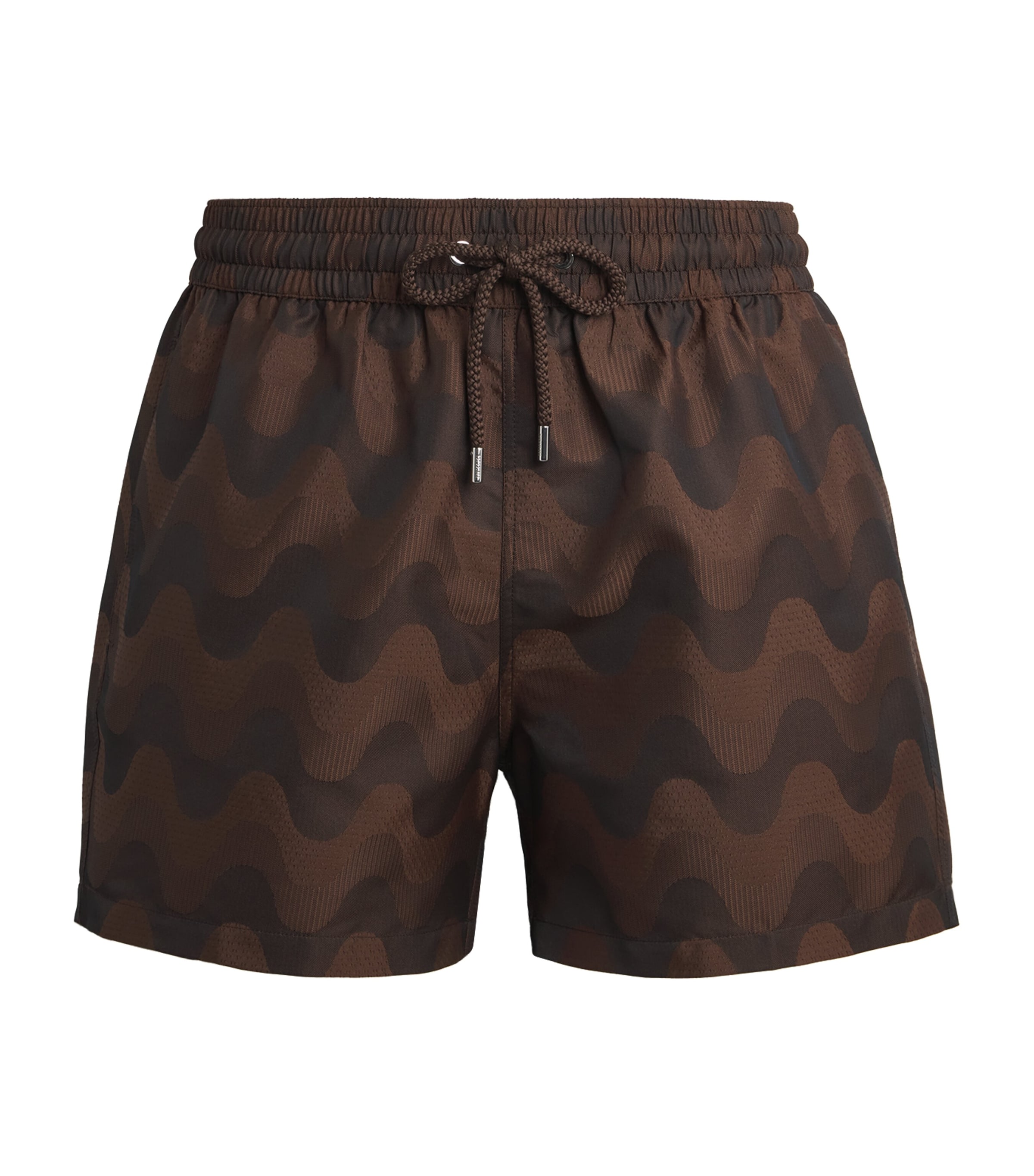 Frescobol Carioca Mens Printed Rio Swim Shorts Cacao Image 1