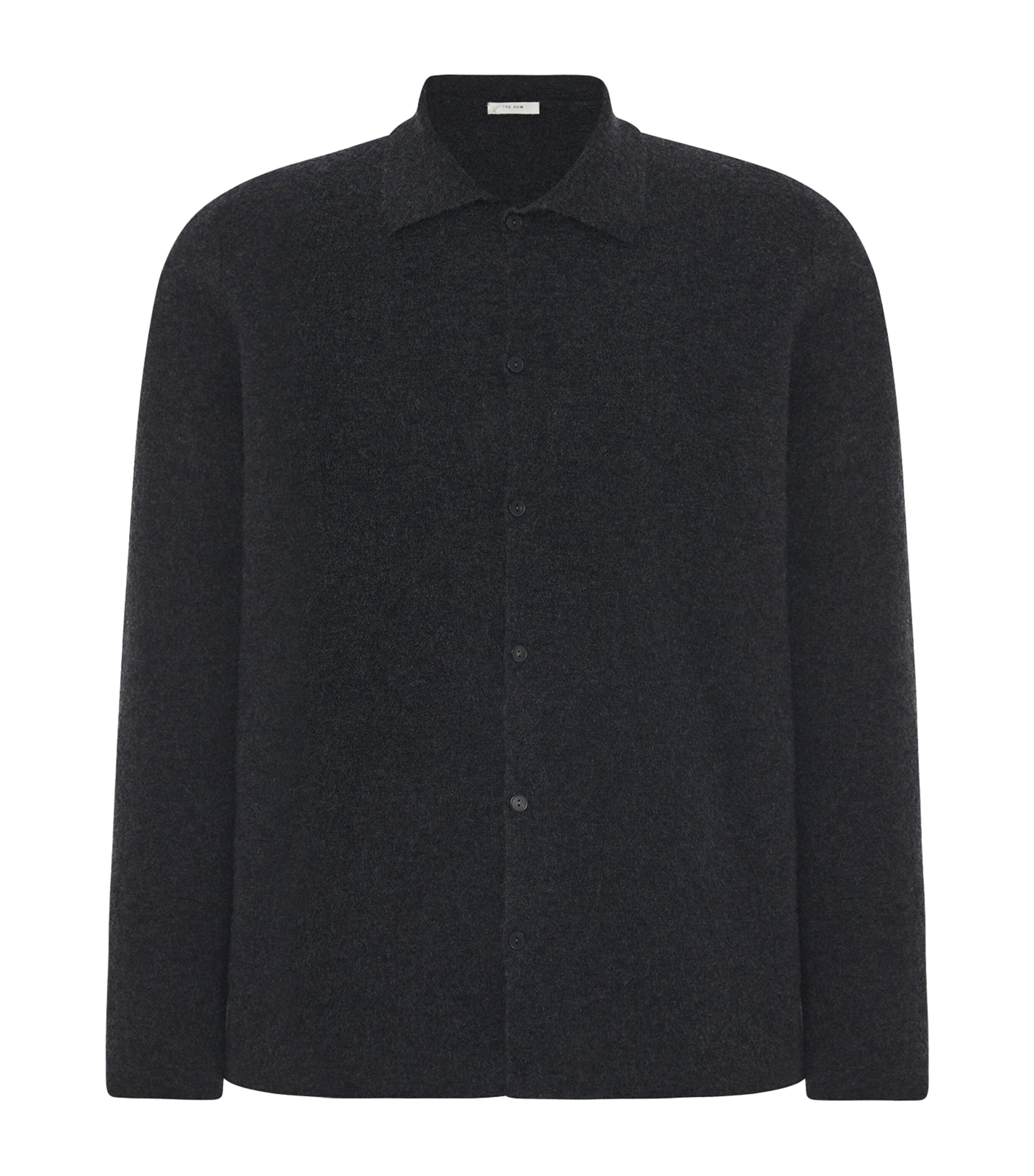 The Row Iverson Cashmere Cardigan In Gray