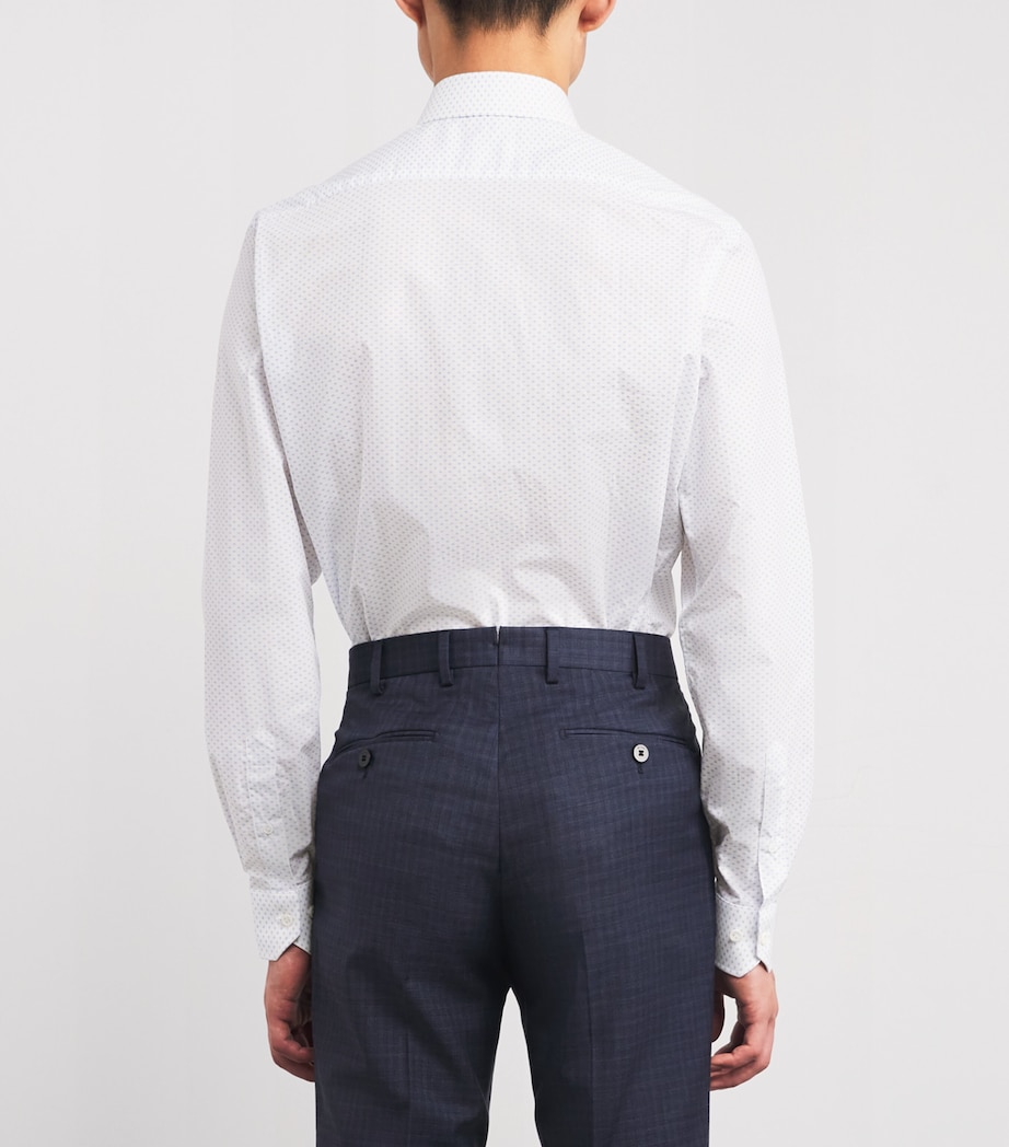 Cotton Polka Dot Shirt 03 LIGHT BLUE Image 4