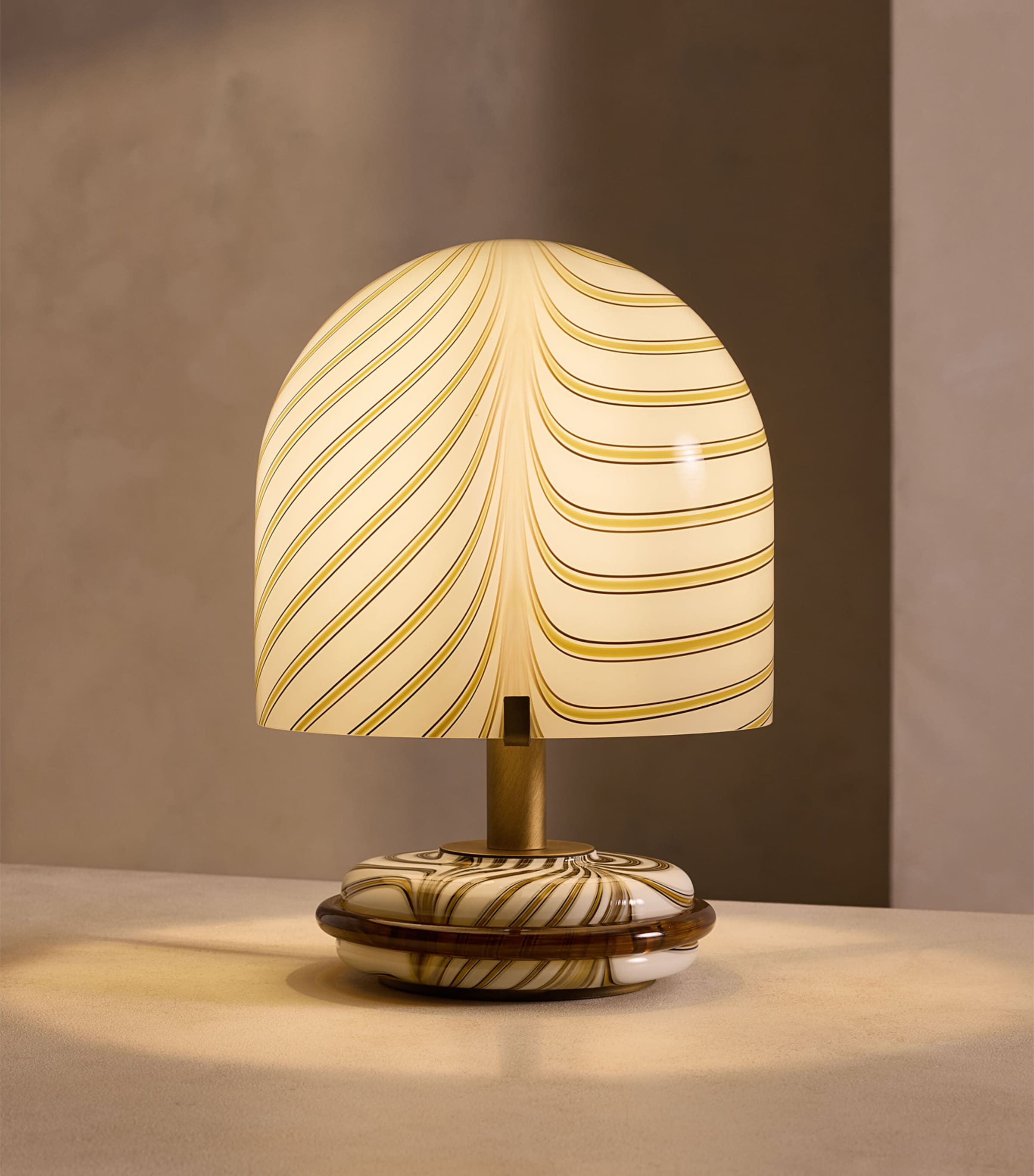 Glass Dimmable Francesco Table Lamp WHITE Image 2