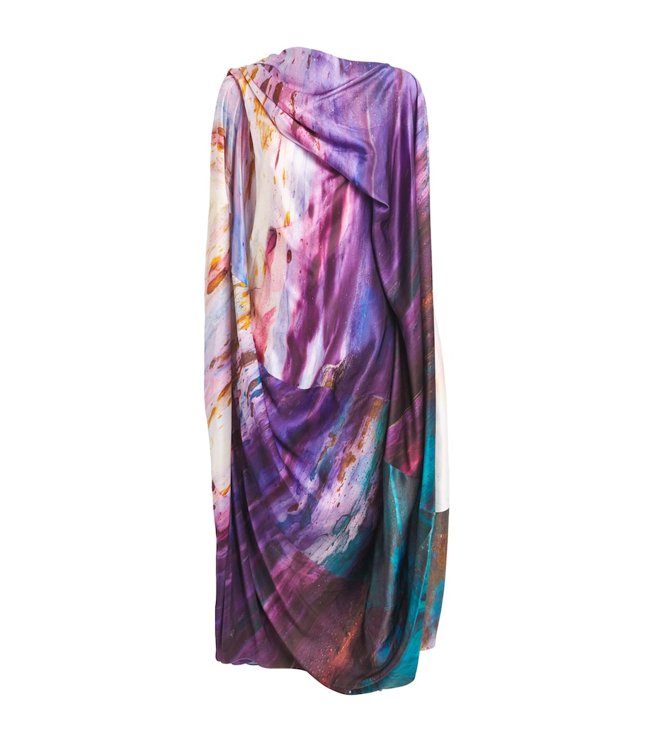 Roksanda Womens Silk Robina Kaftan Maxi Dress Brush Multi Image 1