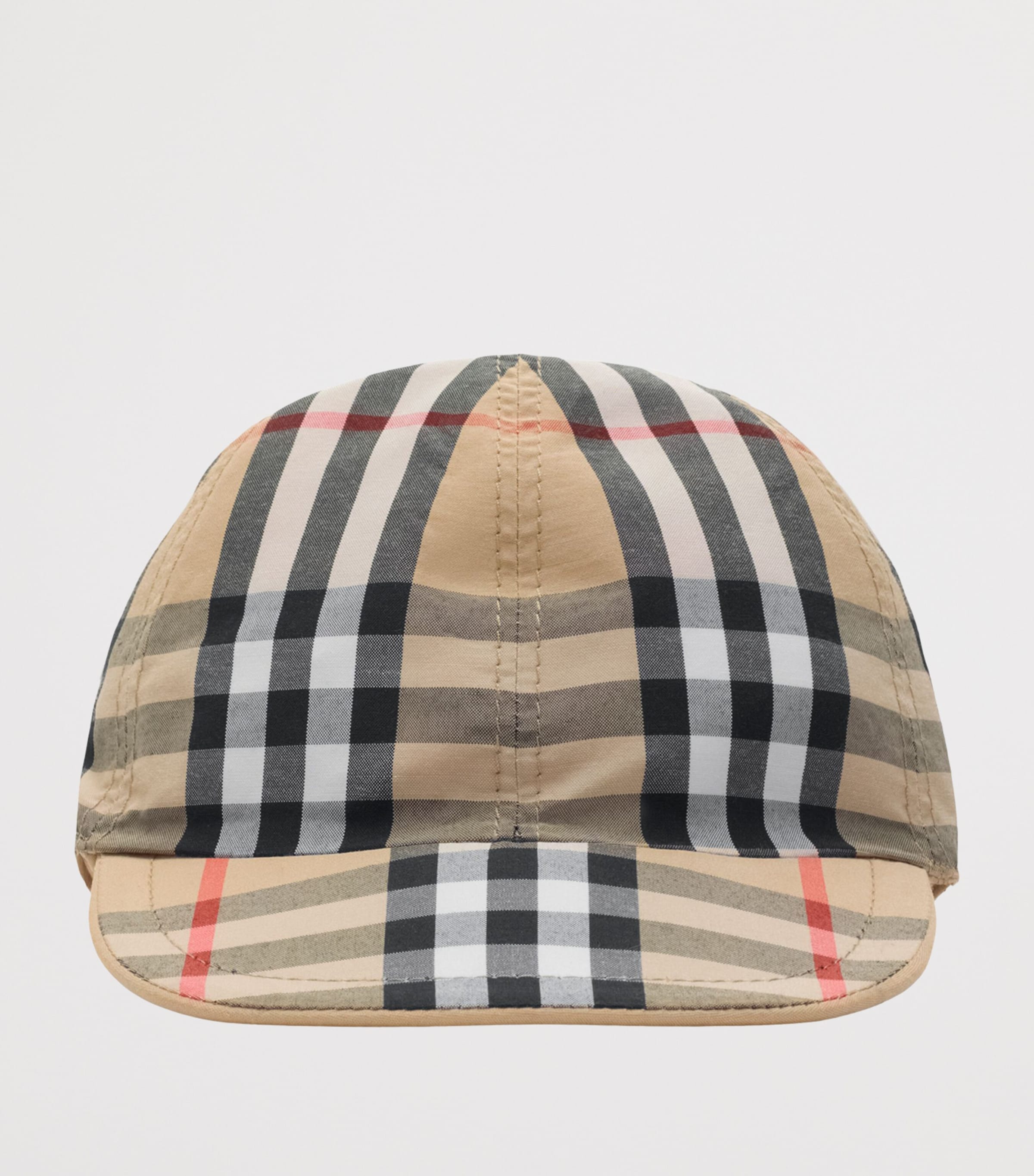 Cotton Reversible Baseball Cap SAND IP CHECK Image 3