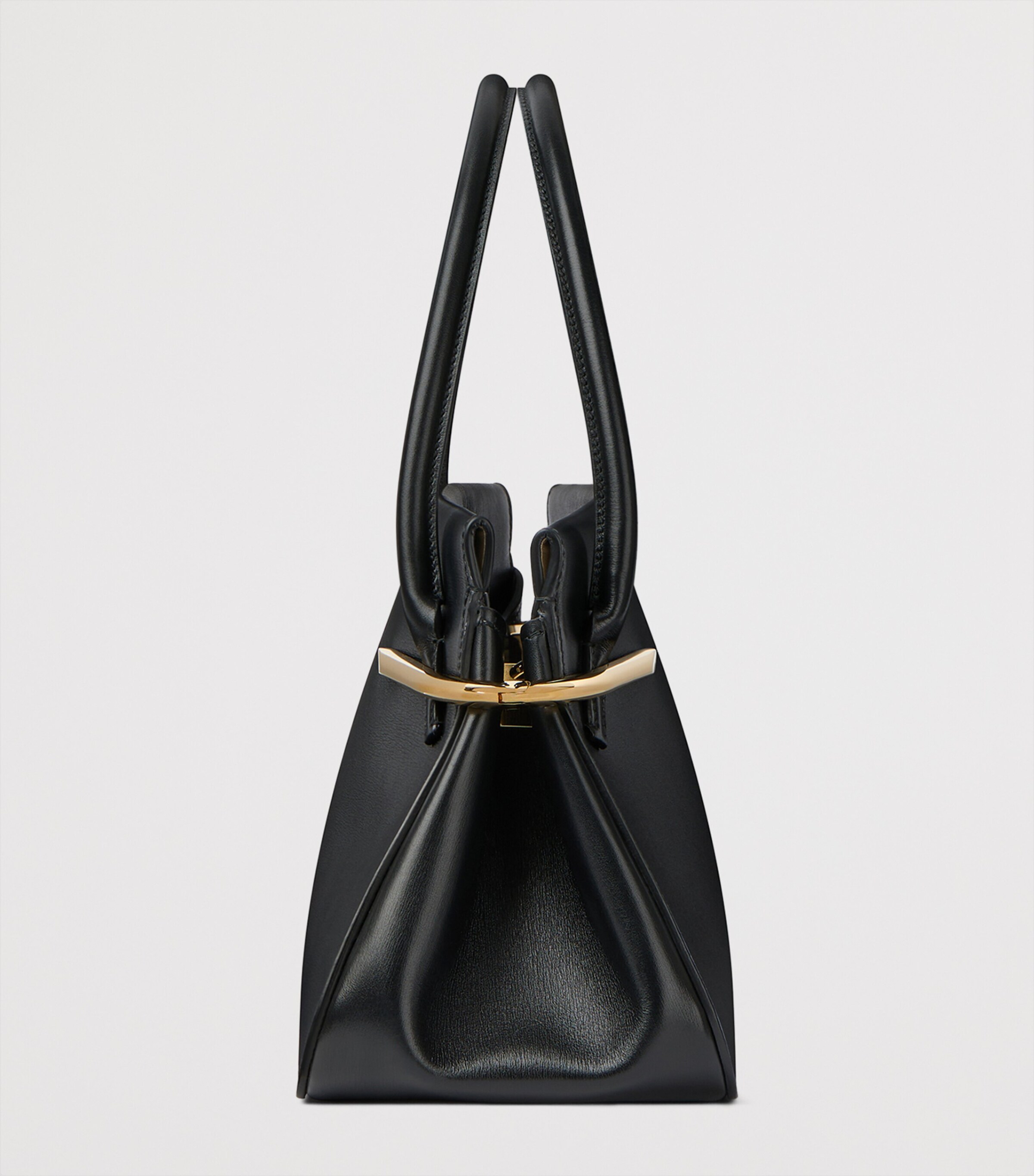 Givenchy Black Medium Leather Pinch Top-Handle Bag | Harrods UK